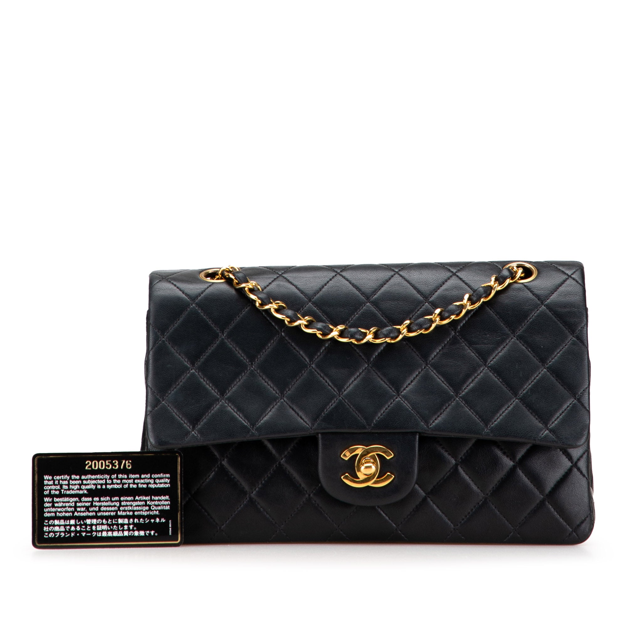 Chanel Medium Classic Lambskin Double Flap - image 11