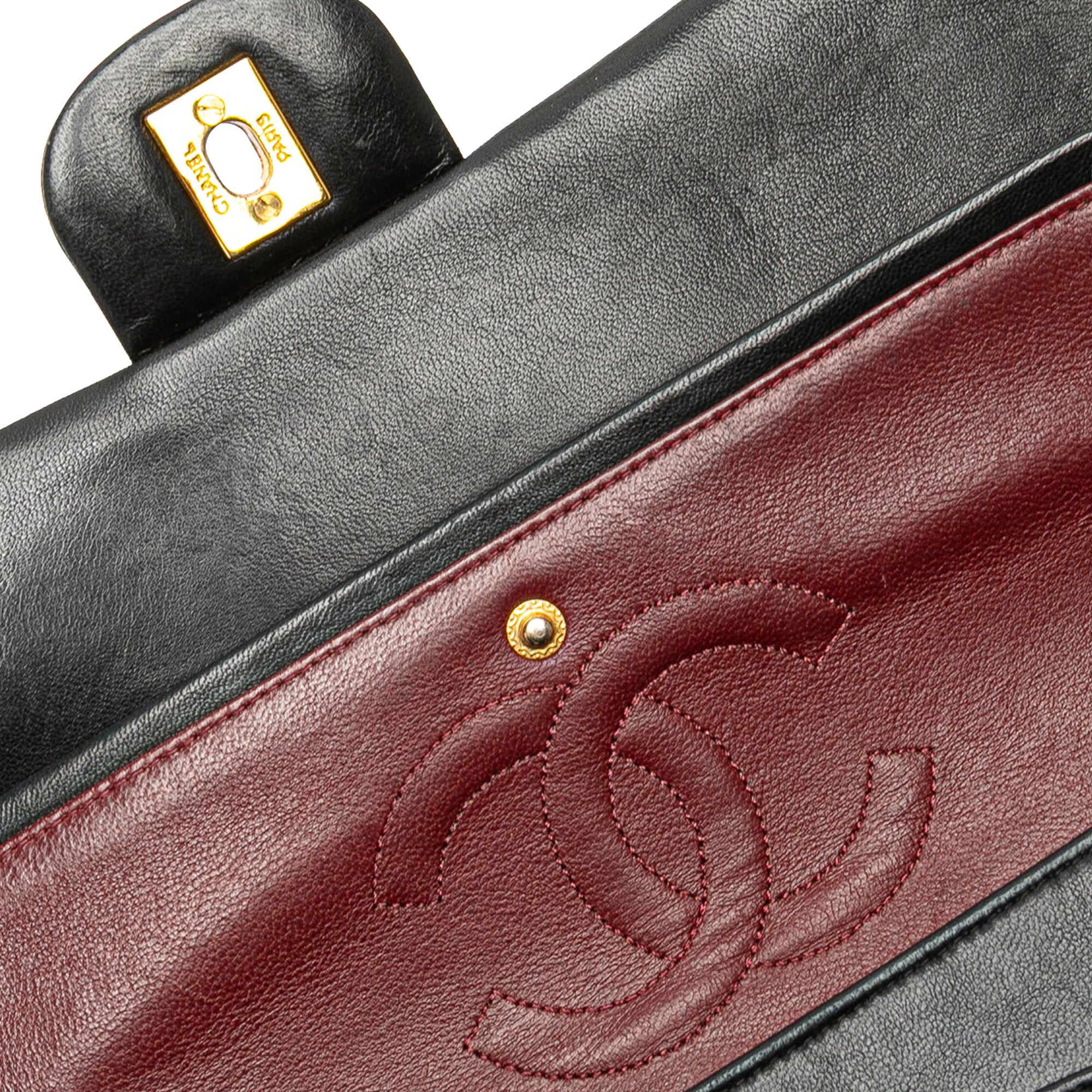Chanel Medium Classic Lambskin Double Flap - image 8