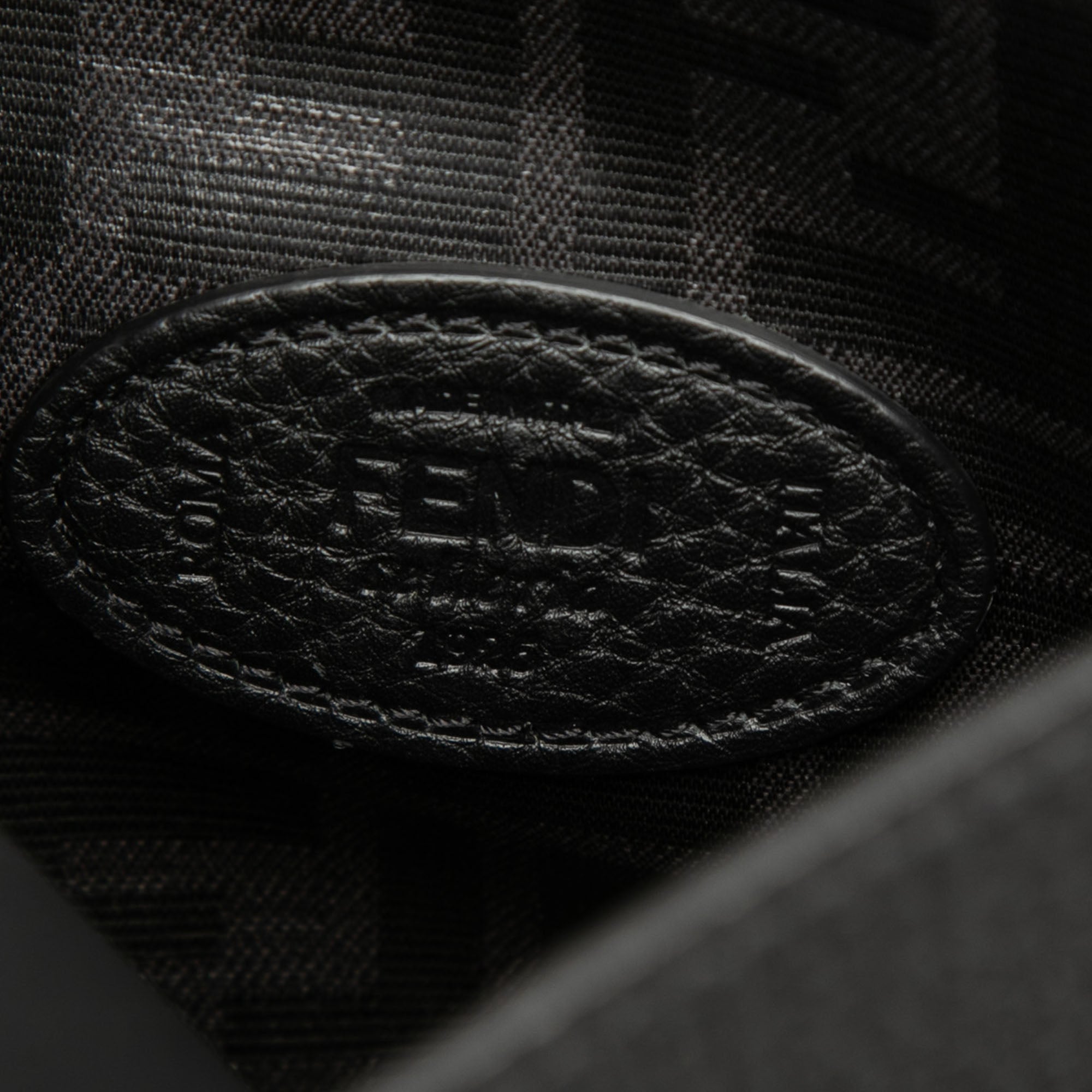 Fendi Mini Leather Peekaboo Iconic Essential Satchel - image 5