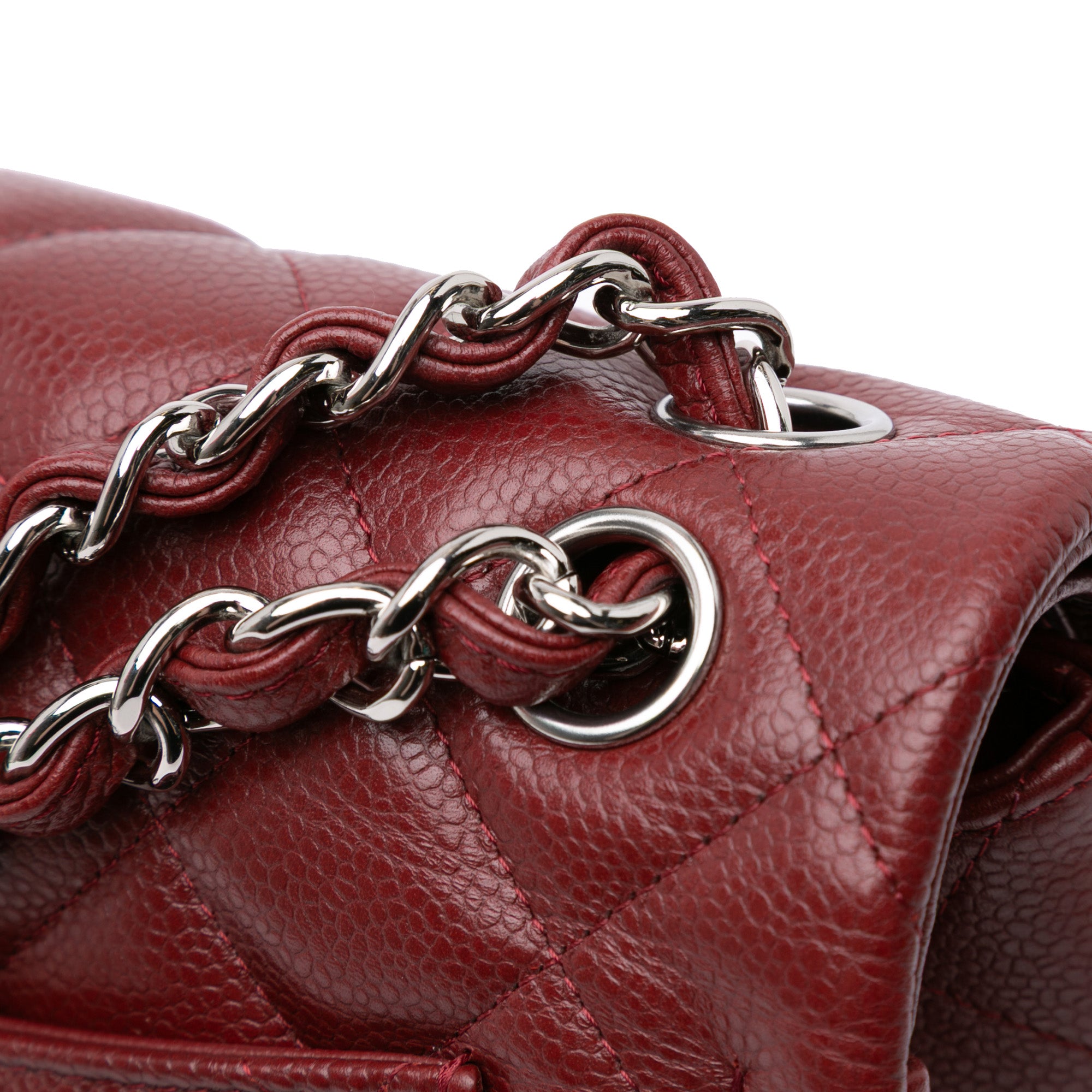 Chanel Jumbo Classic Caviar Double Flap - image 11