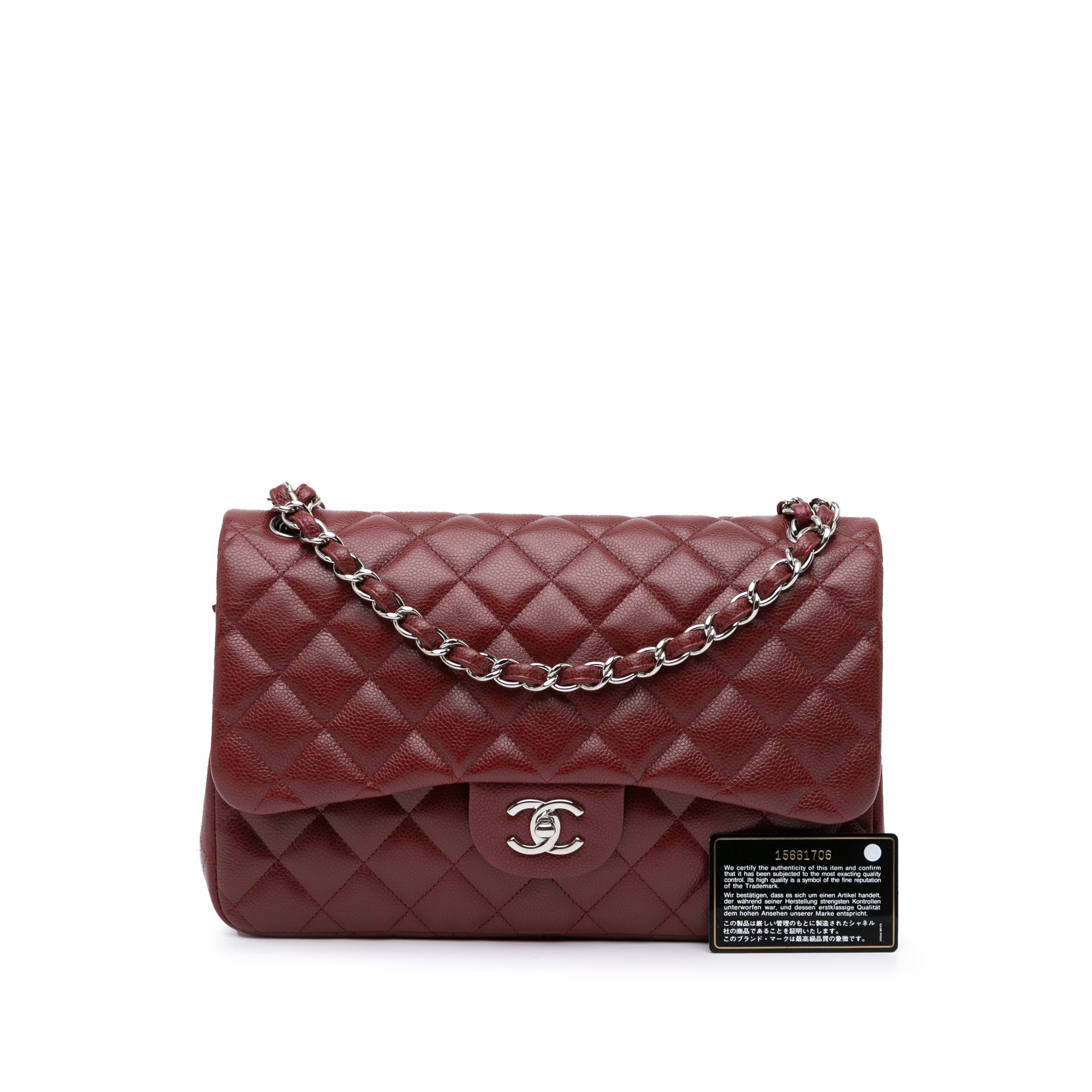 Chanel Jumbo Classic Caviar Double Flap - image 13