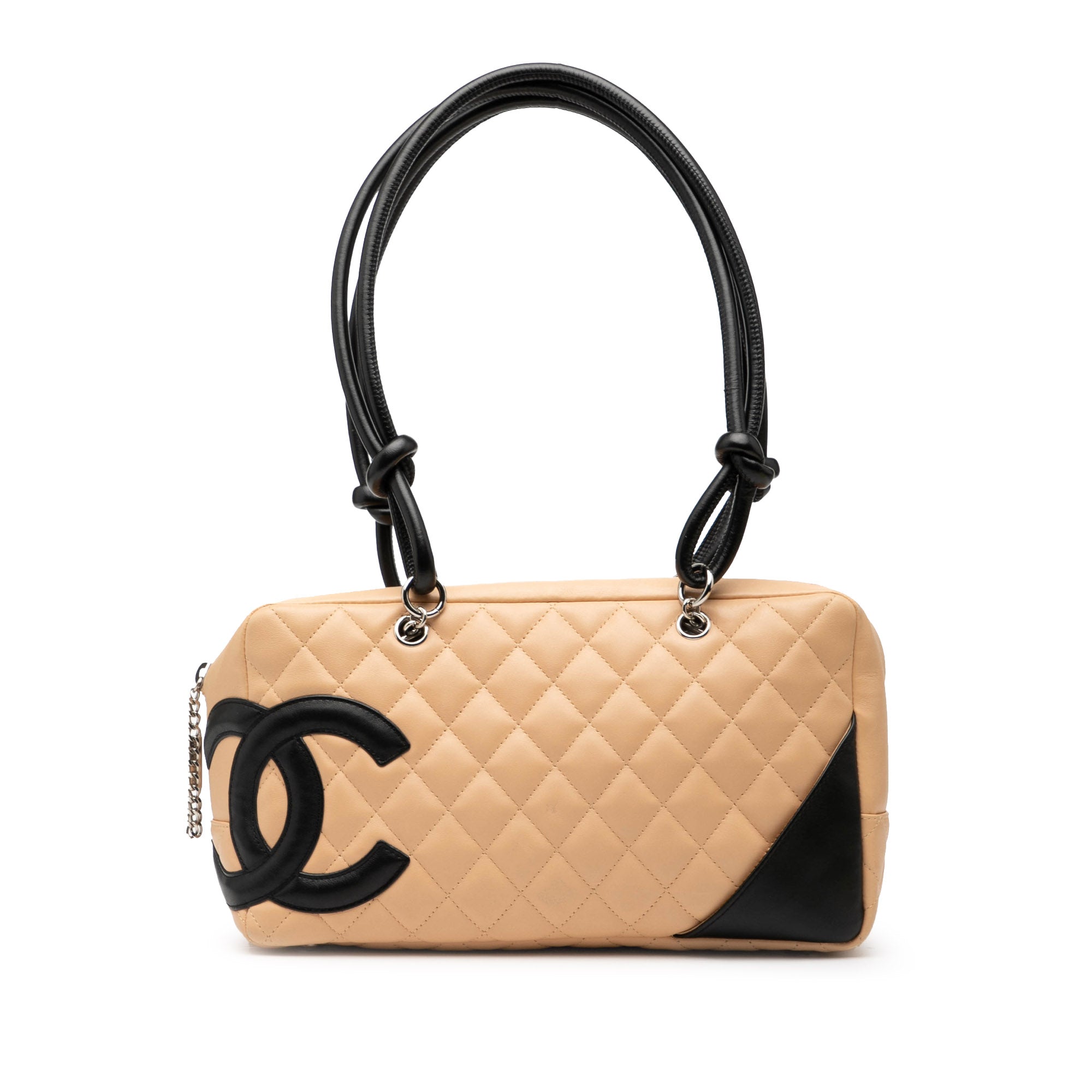 Chanel Large Quilted Lambskin Cambon Ligne Shoulder Bag - image 1