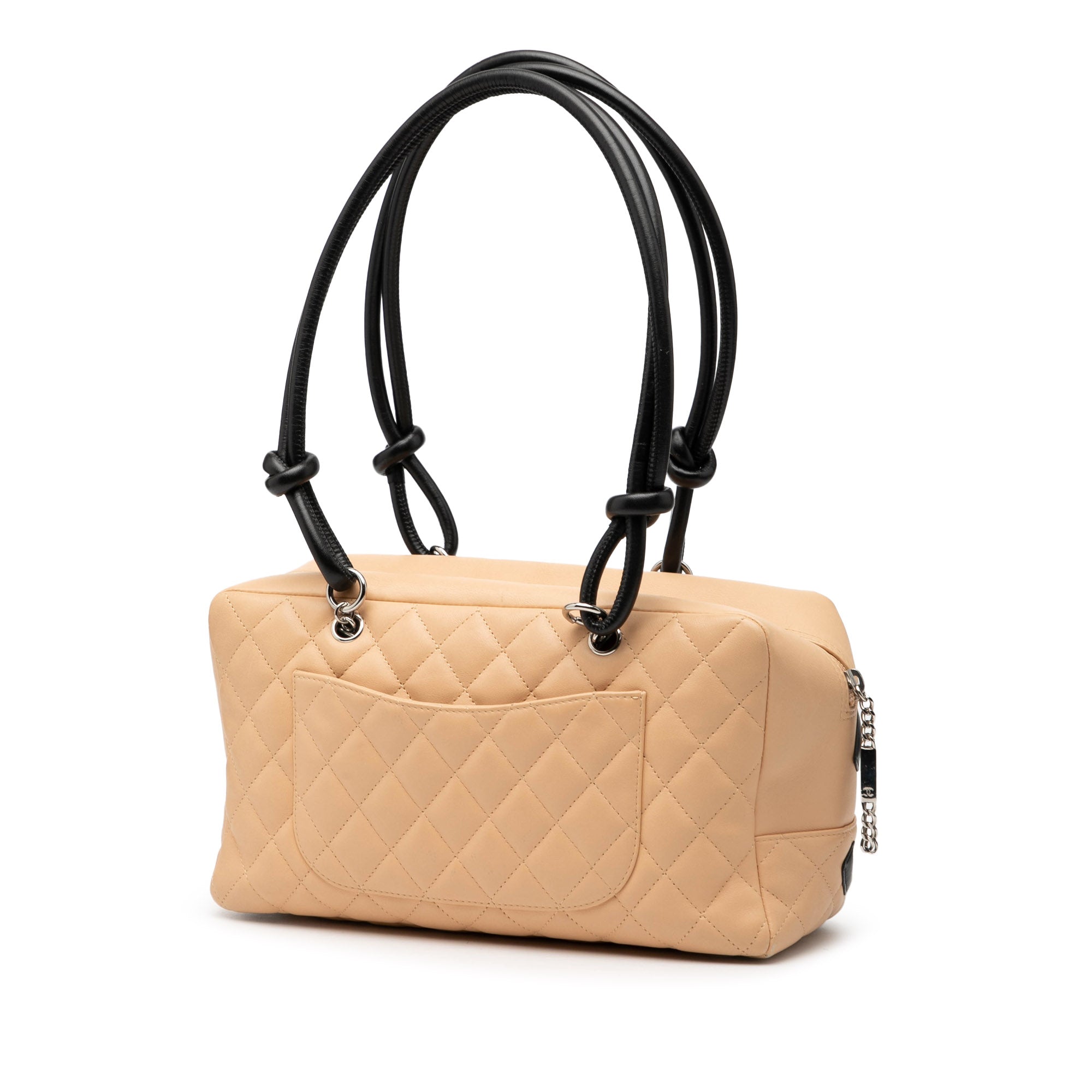 Chanel Large Quilted Lambskin Cambon Ligne Shoulder Bag - image 2
