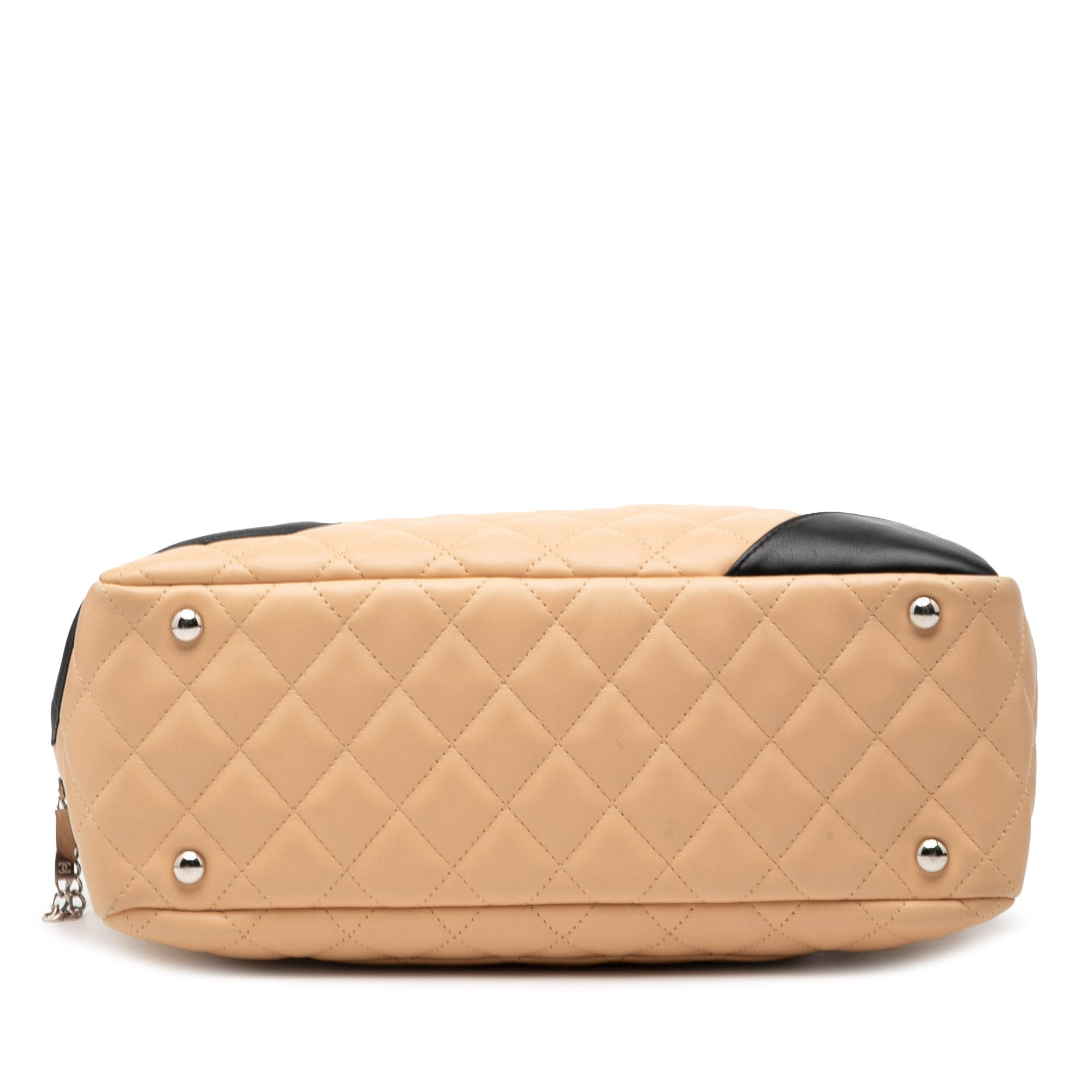 Chanel Large Quilted Lambskin Cambon Ligne Shoulder Bag - image 3
