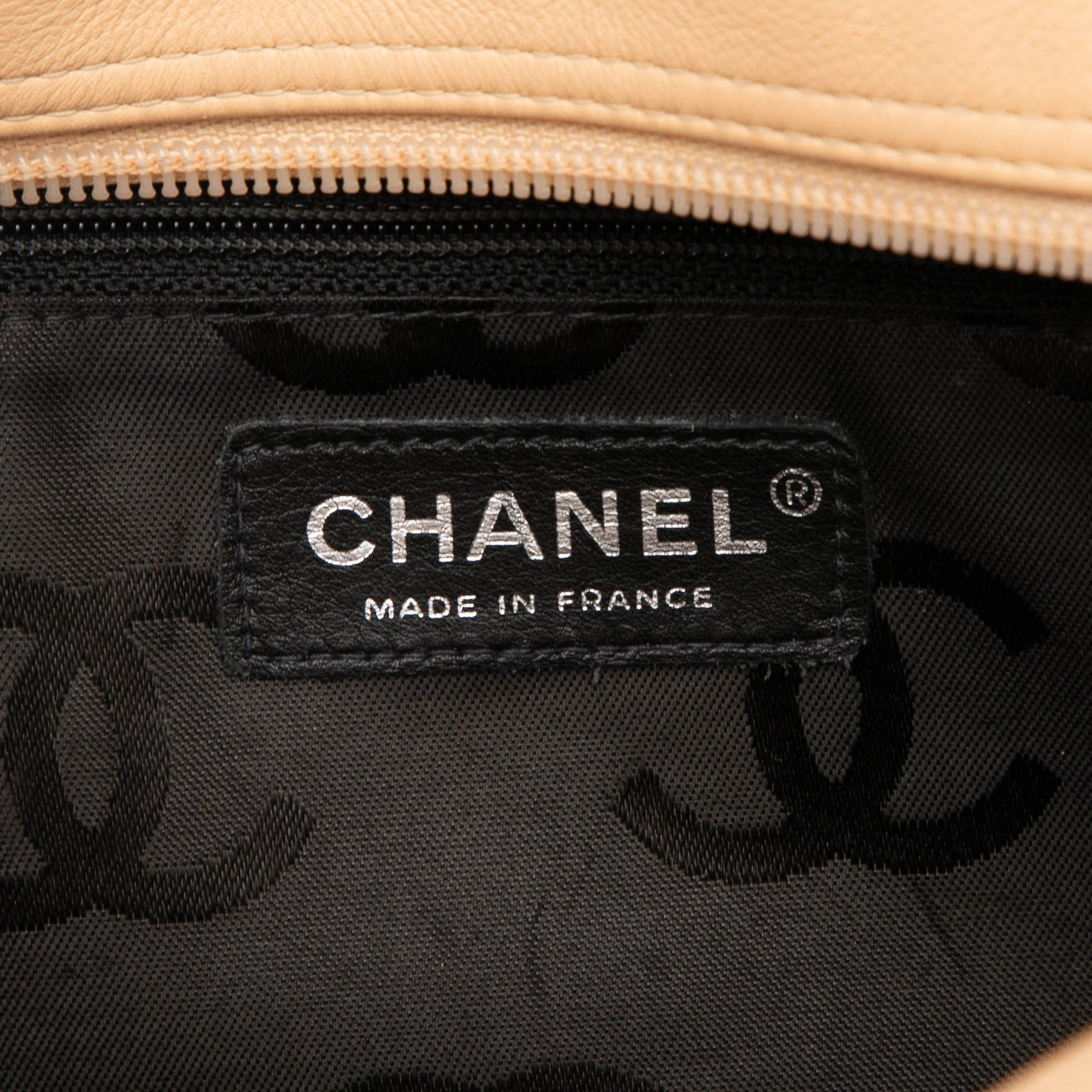 Chanel Large Quilted Lambskin Cambon Ligne Shoulder Bag - image 5
