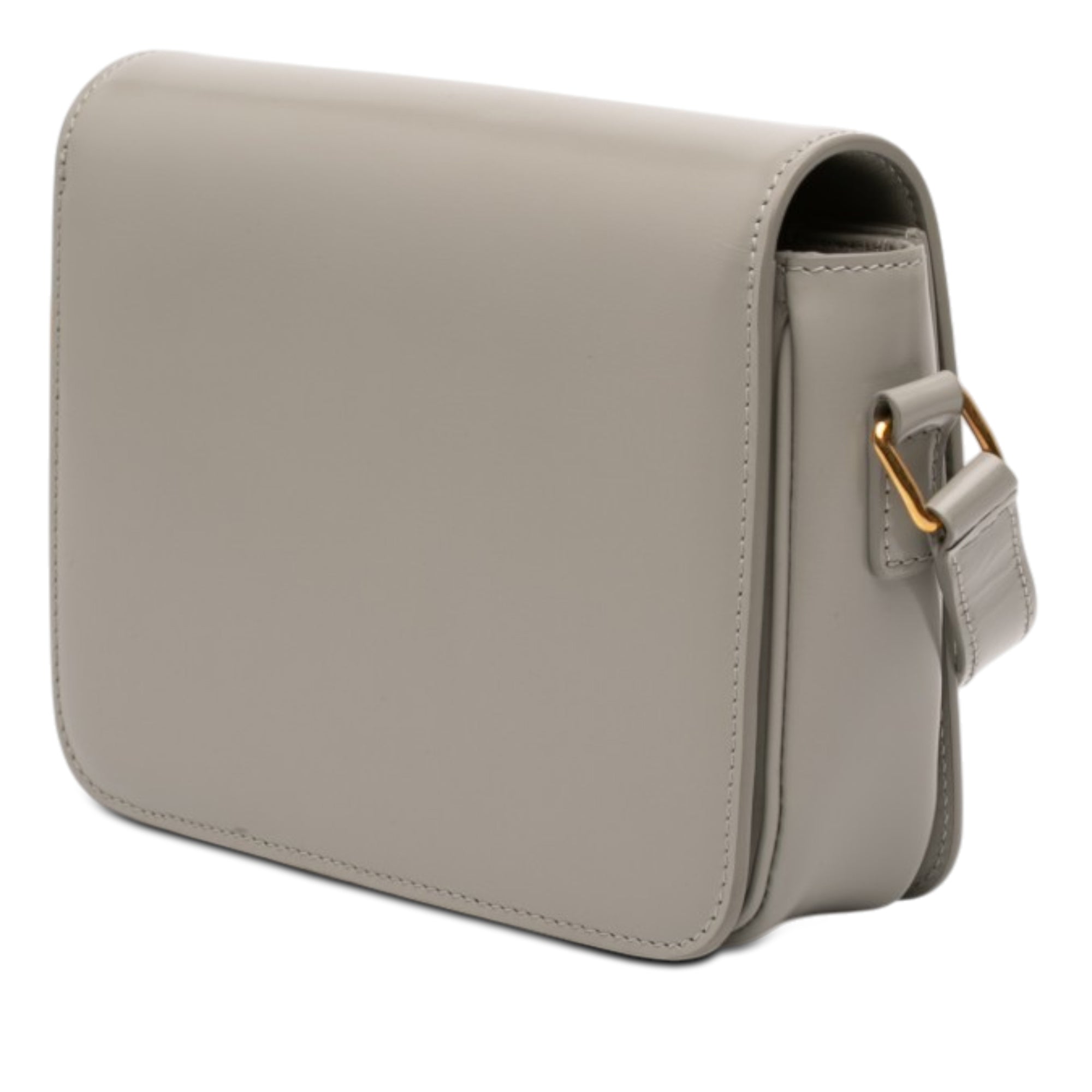 Celine Teen Shiny Calfskin Triomphe Crossbody - image 2