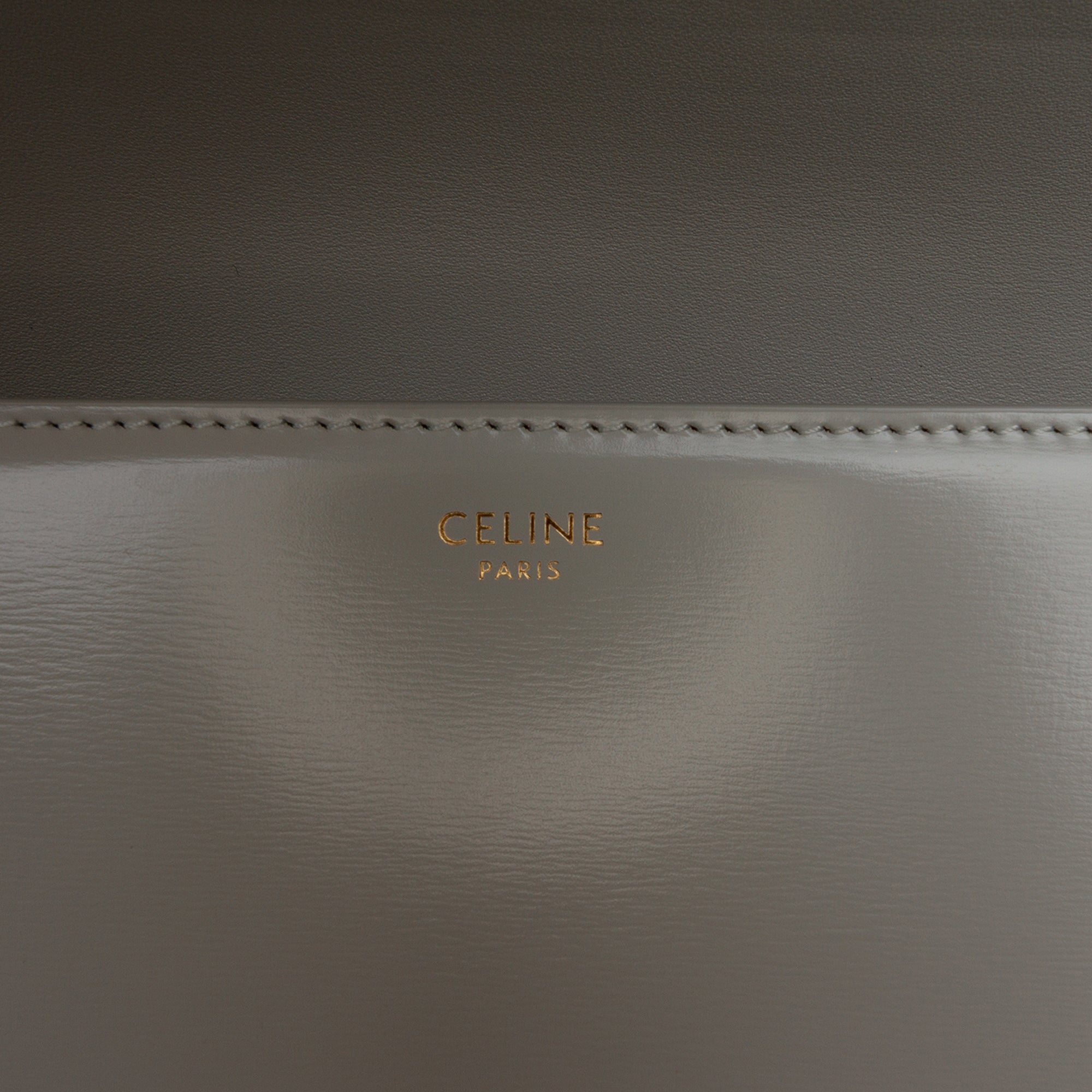 Celine Teen Shiny Calfskin Triomphe Crossbody - image 5