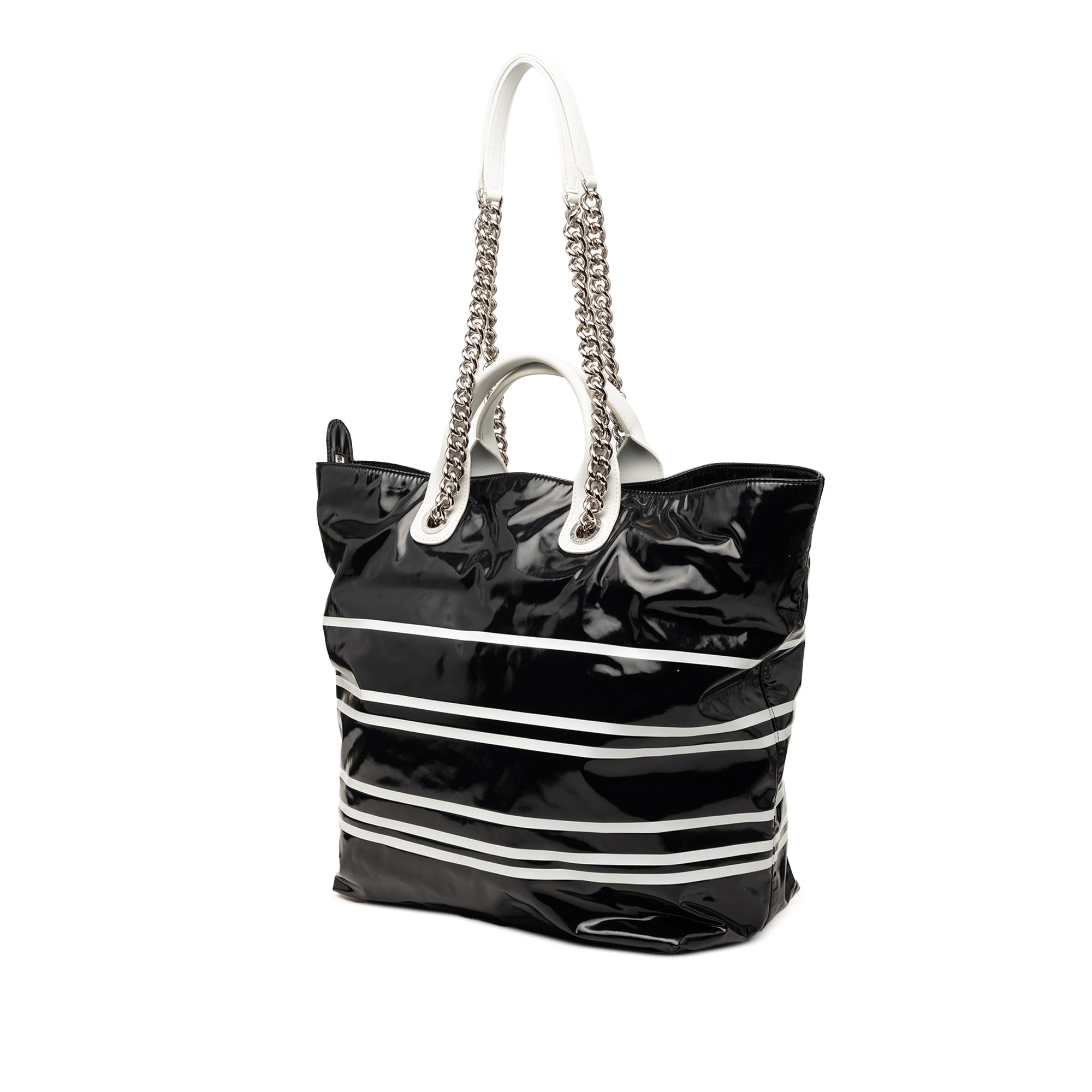Chanel Coated Canvas La Pausa Bay Shopping Satchel - image 2