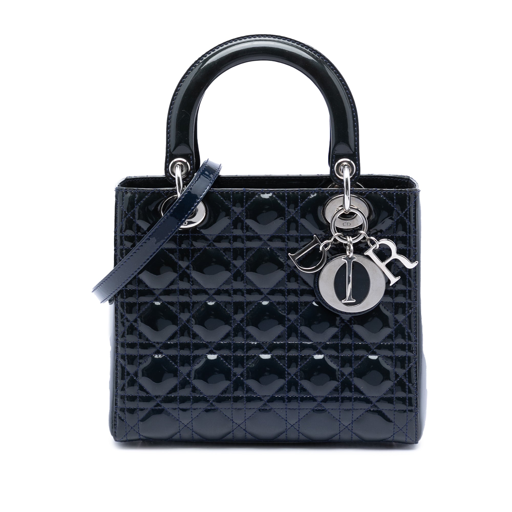 Dior Medium Patent Cannage Lady Dior - image 1