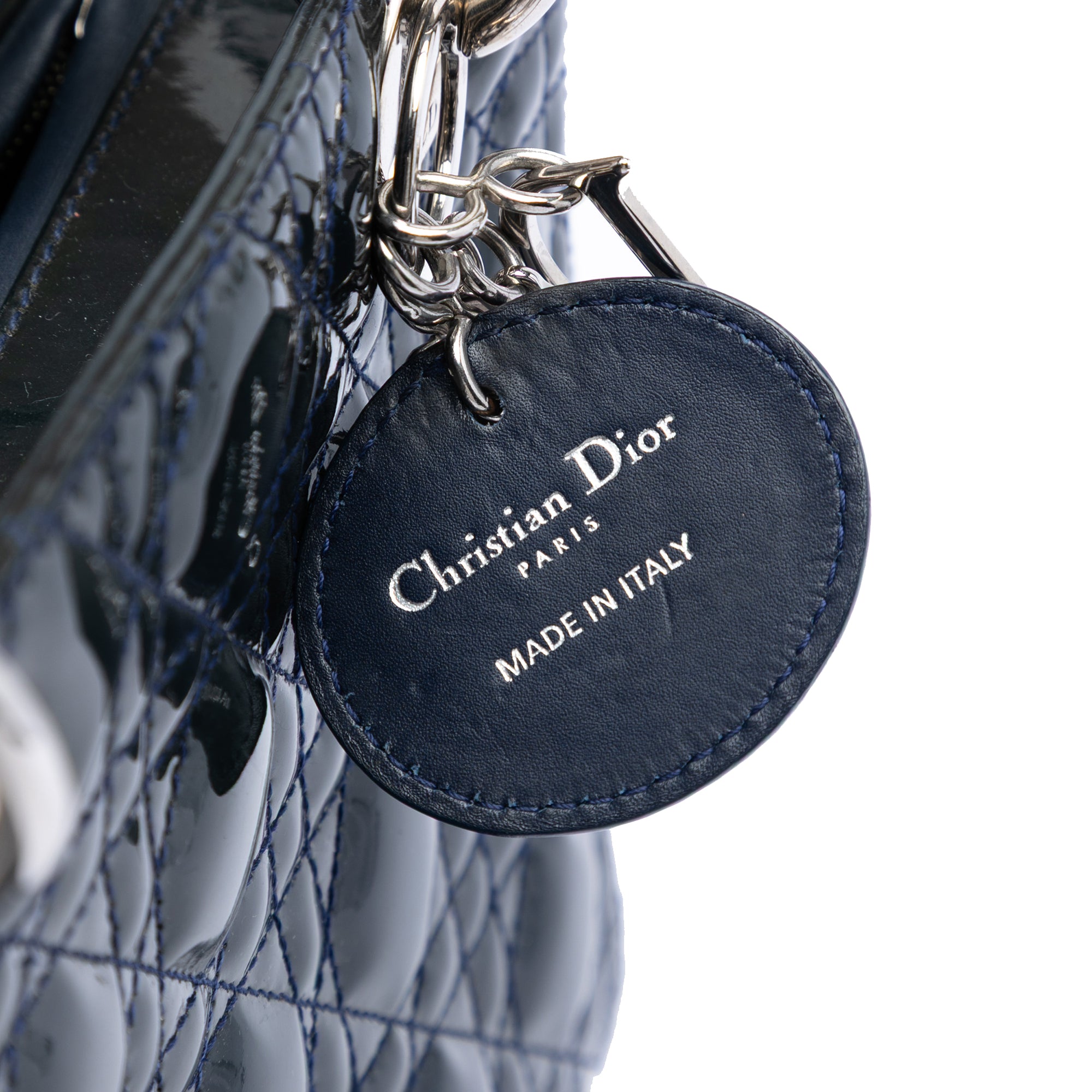 Dior Medium Patent Cannage Lady Dior - image 5