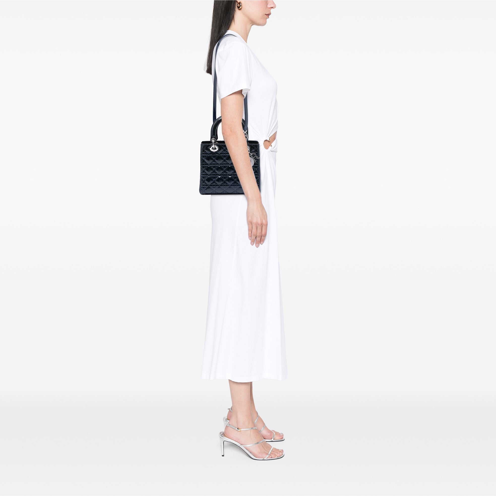 Dior Medium Patent Cannage Lady Dior - image 6