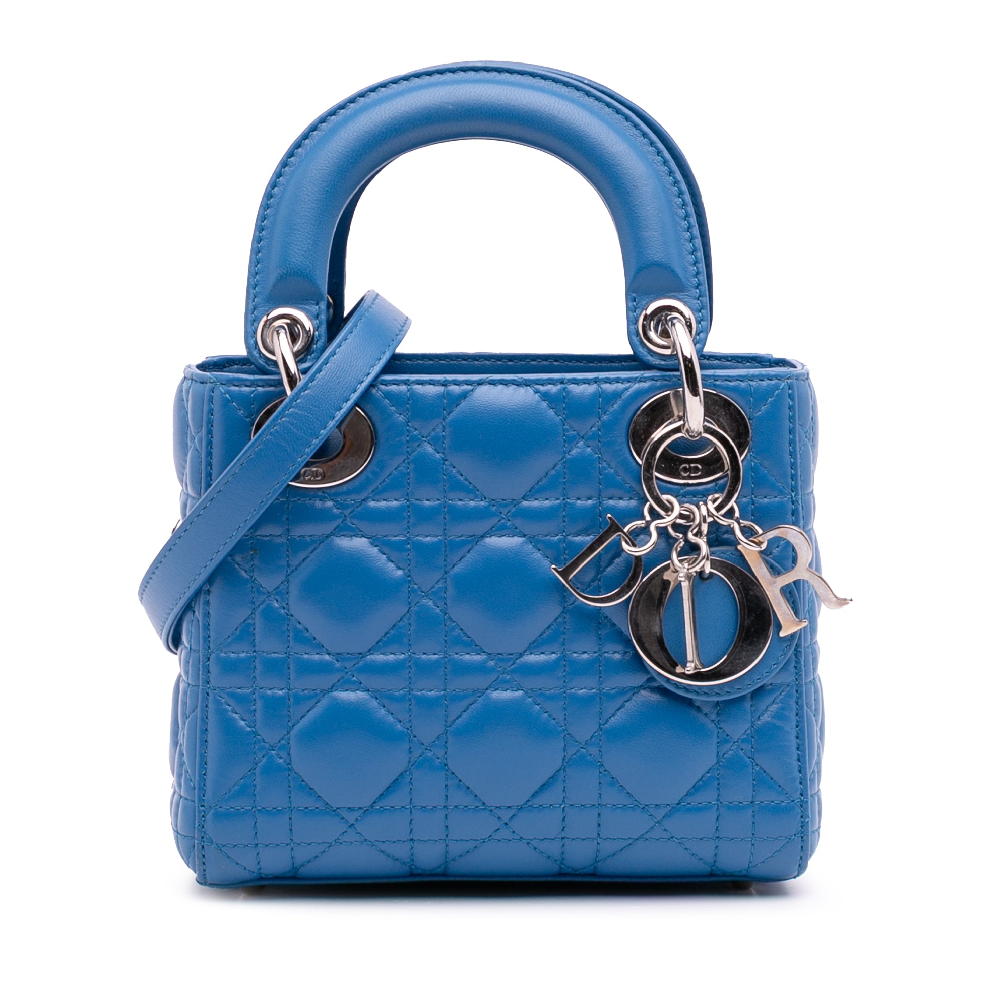Dior Mini Lambskin Cannage Lady Dior - image 1