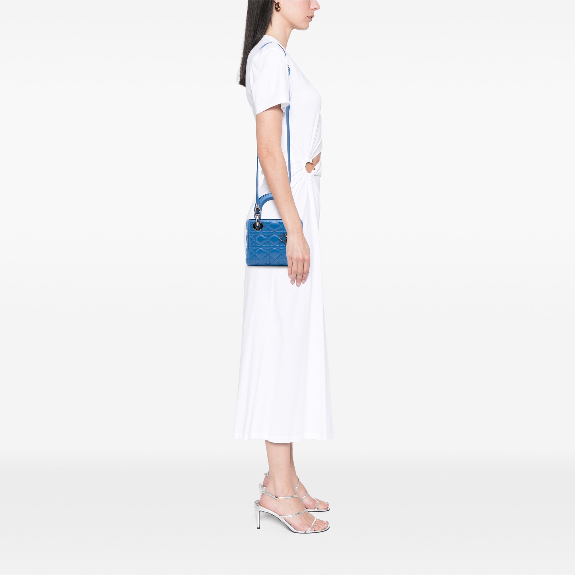 Dior Mini Lambskin Cannage Lady Dior - image 10