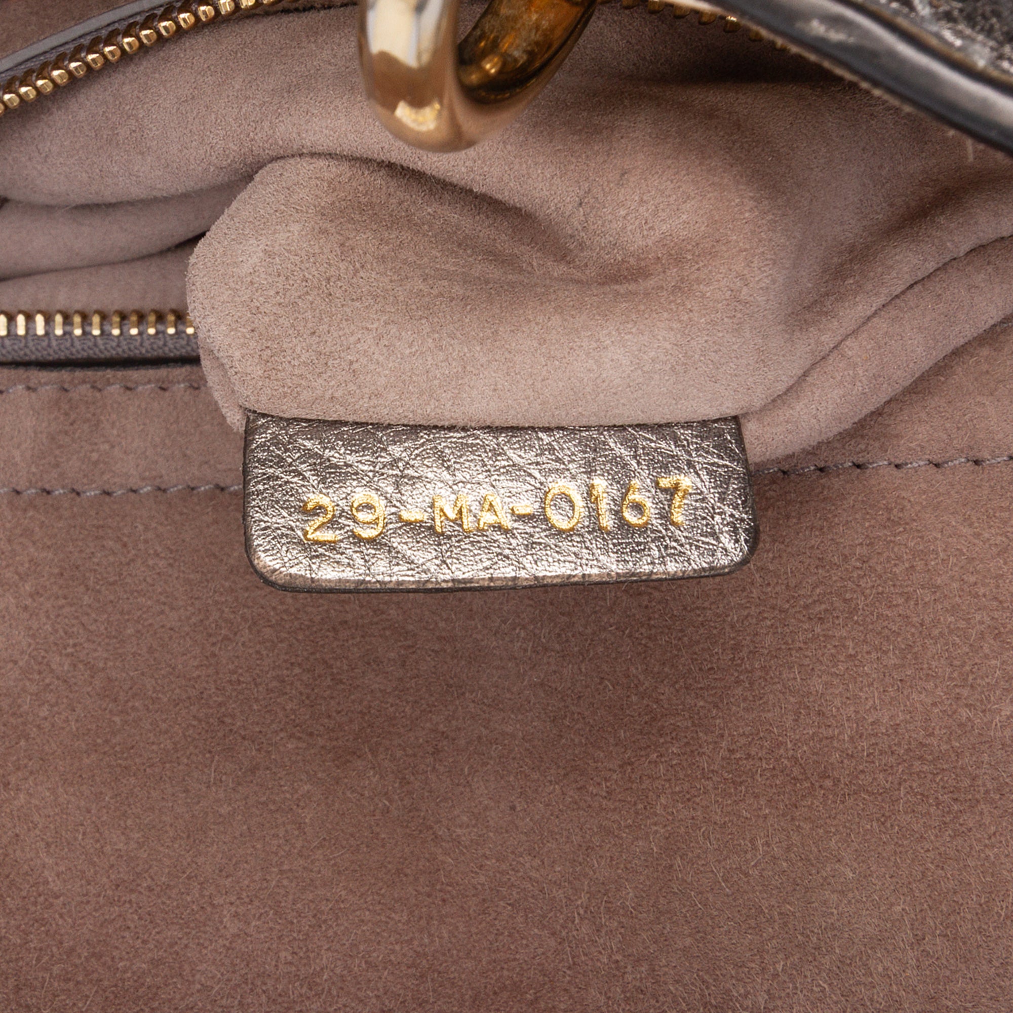 Dior Small Metallic Grained Calfskin Cannage Supple Lady Dior - image 5