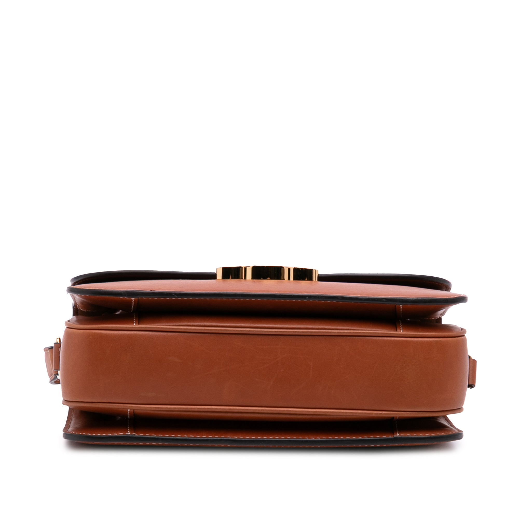 Celine Classique Natural Calfskin Triomphe Crossbody