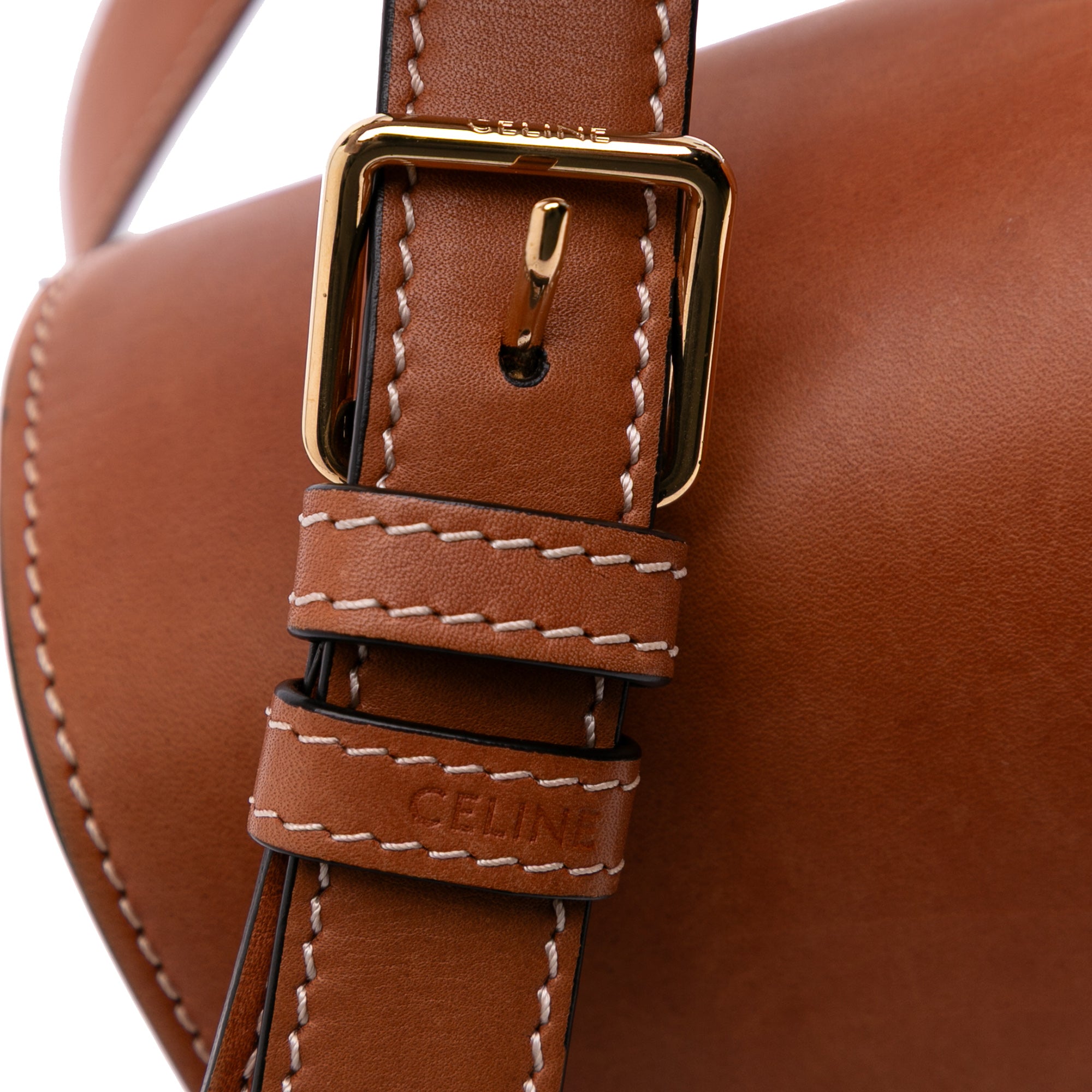 Celine Classique Natural Calfskin Triomphe Crossbody