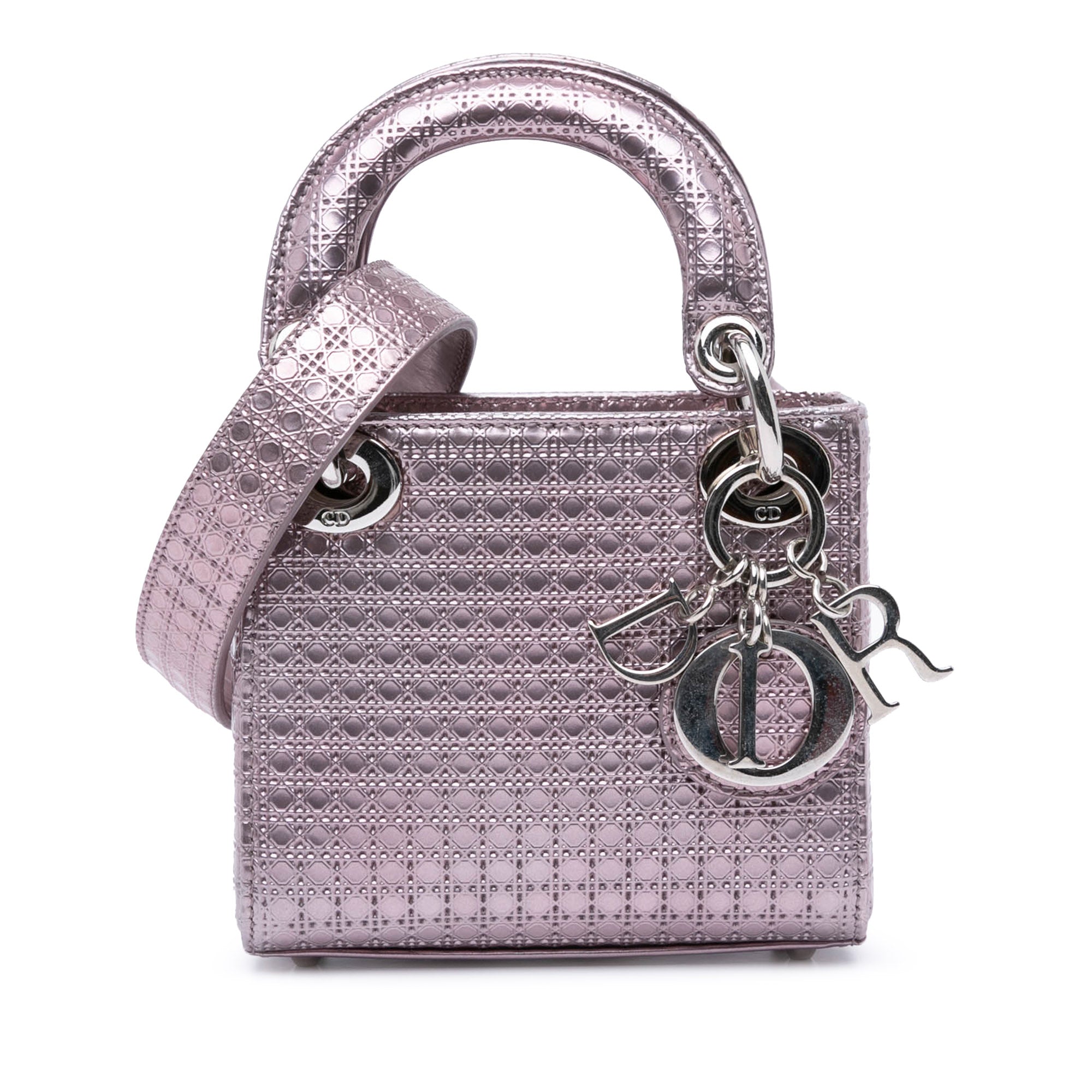 Dior Micro Metallic Patent Microcannage Lady Dior - image 1