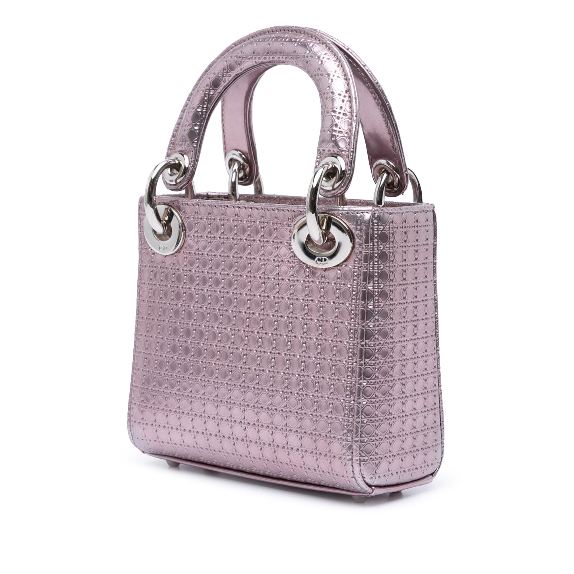Dior Micro Metallic Patent Microcannage Lady Dior - image 2