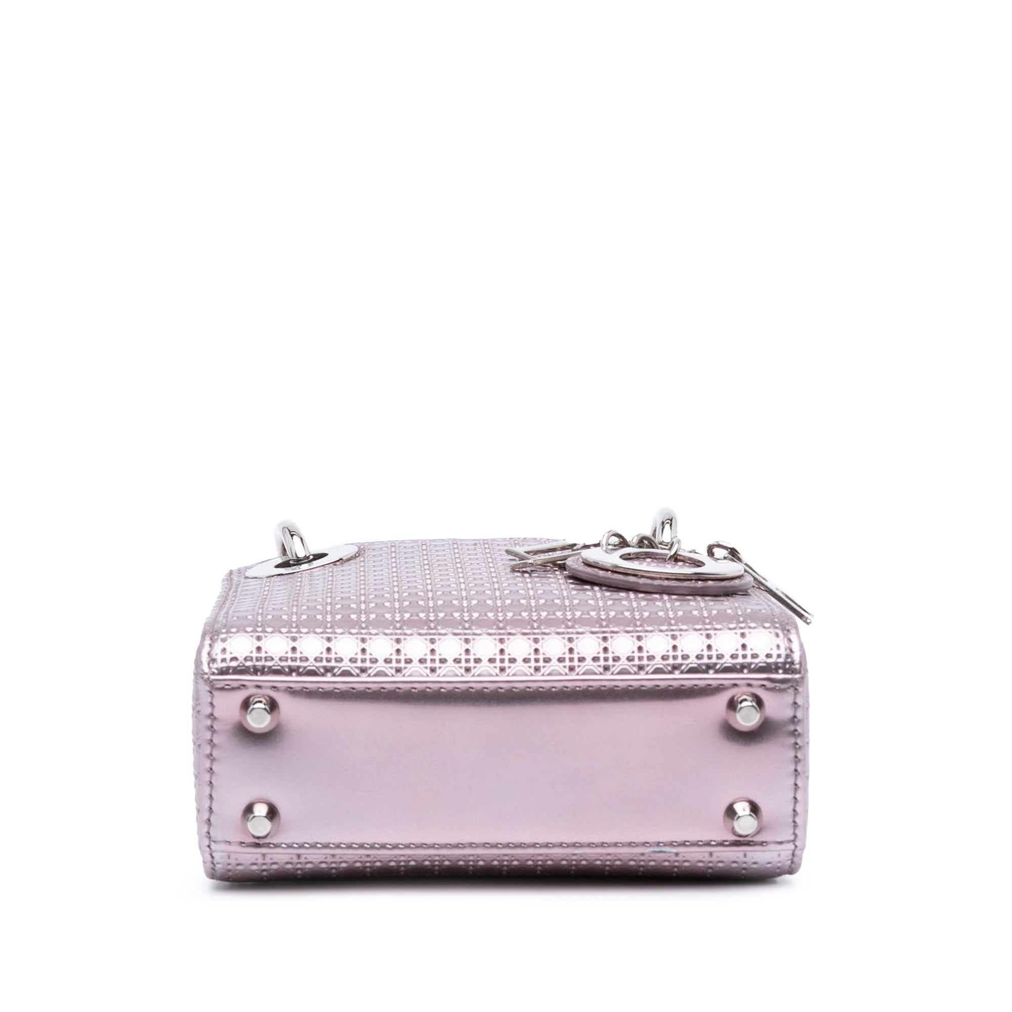 Dior Micro Metallic Patent Microcannage Lady Dior - image 3