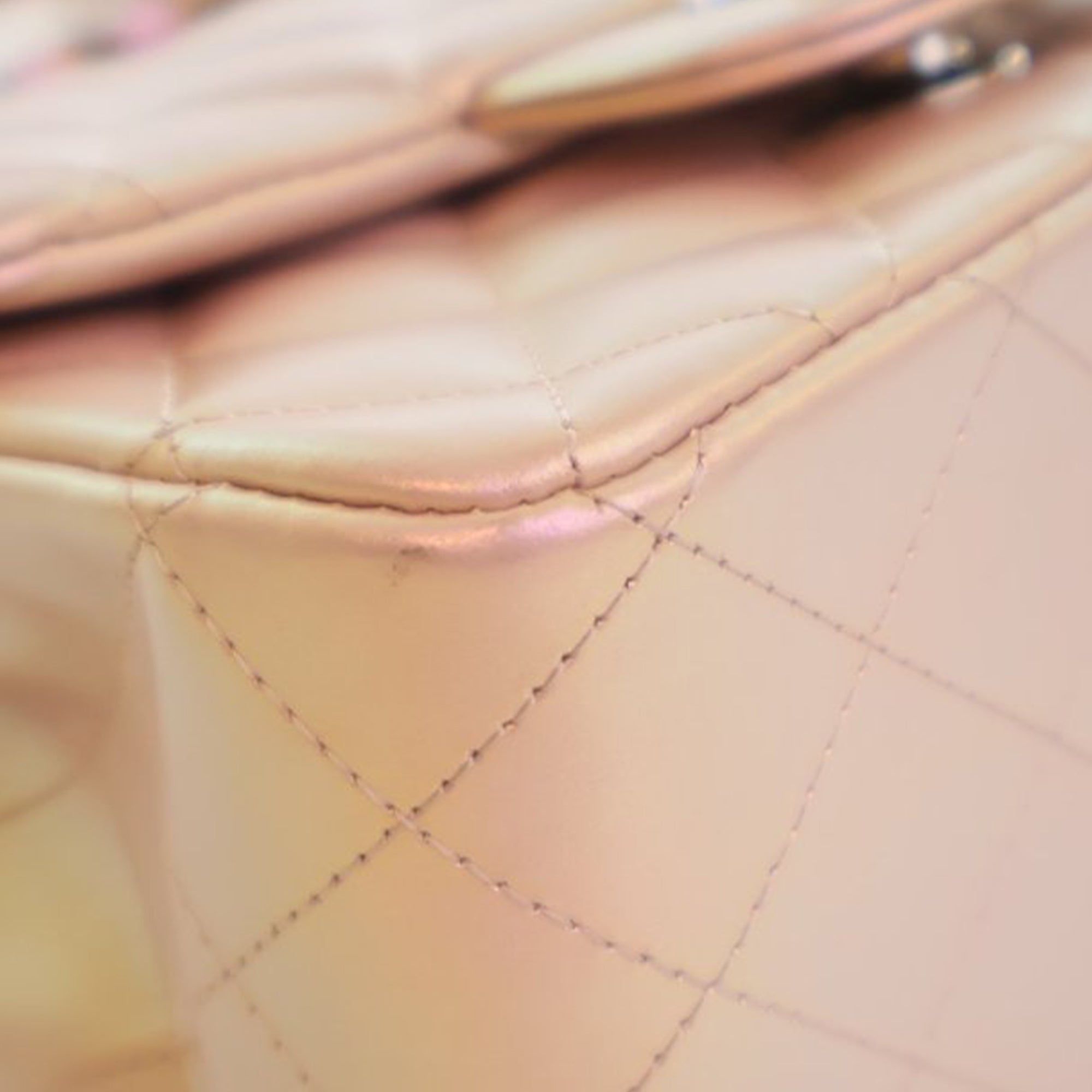 Chanel Mini Square Classic Iridescent Calfskin Single Flap - image 10