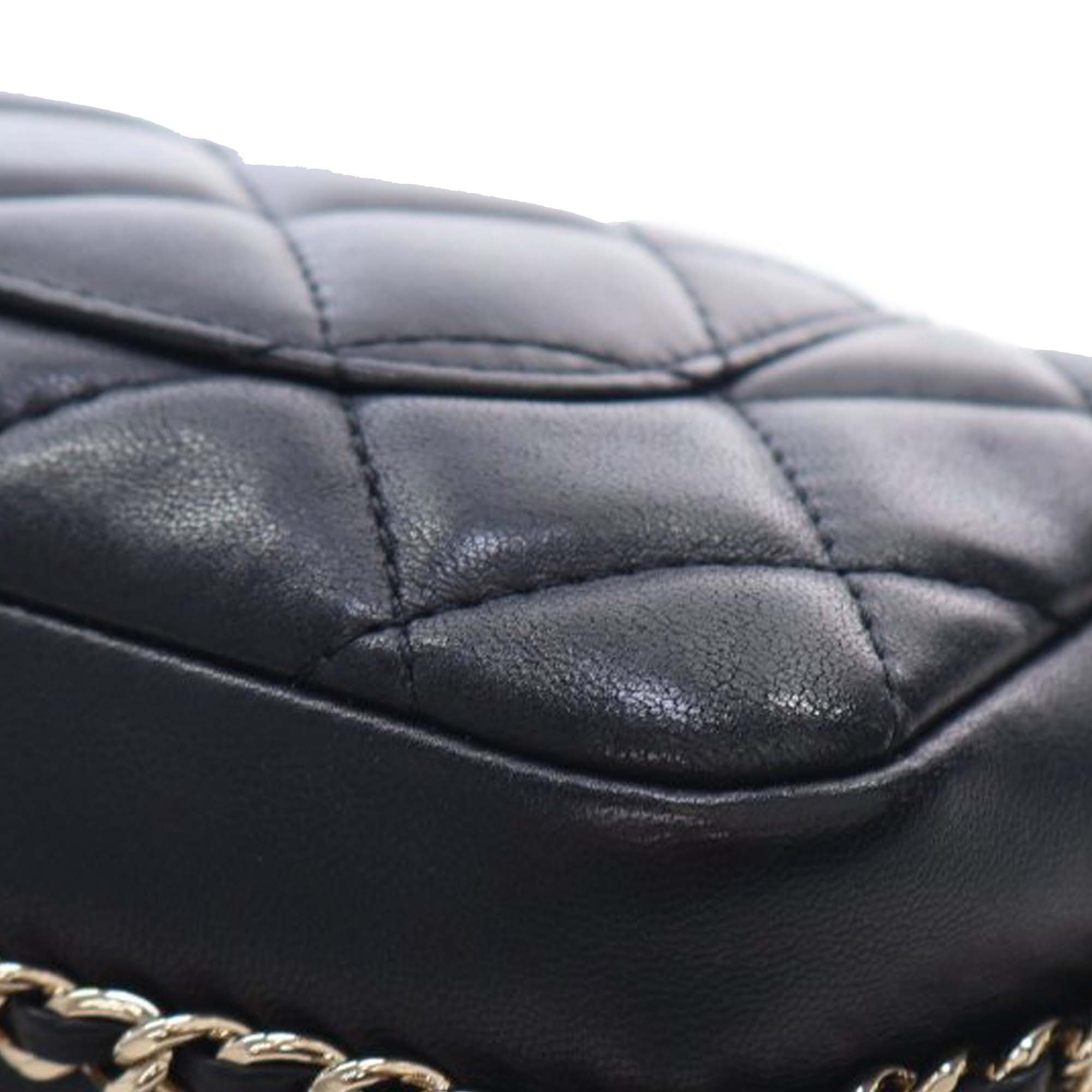 Chanel Small Quilted Lambskin My Precious Pearls Chain Flap - image 10
