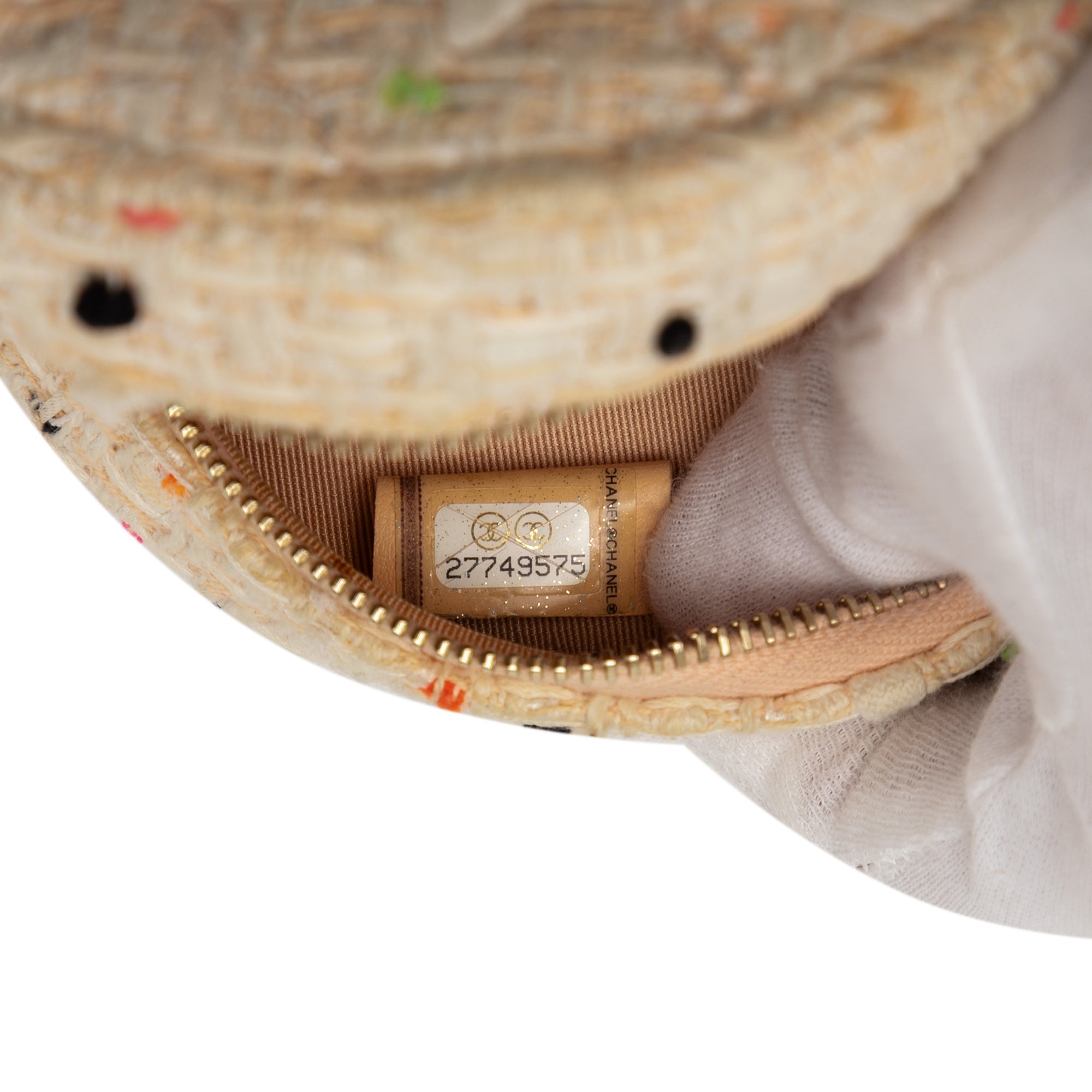 Chanel CC Quilted Tweed Round Crossbody - image 6