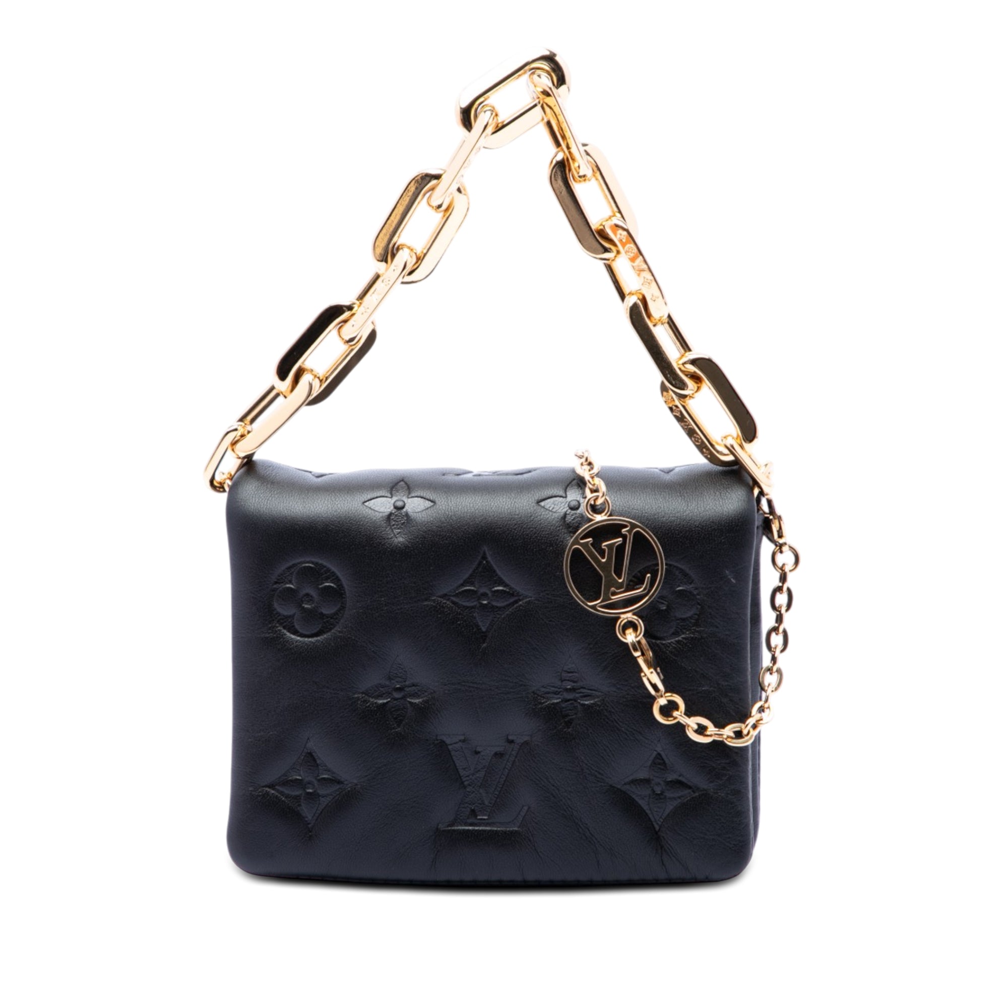 Louis Vuitton Monogram Embossed Puffy Lambskin Coussin Belt Bag - image 1