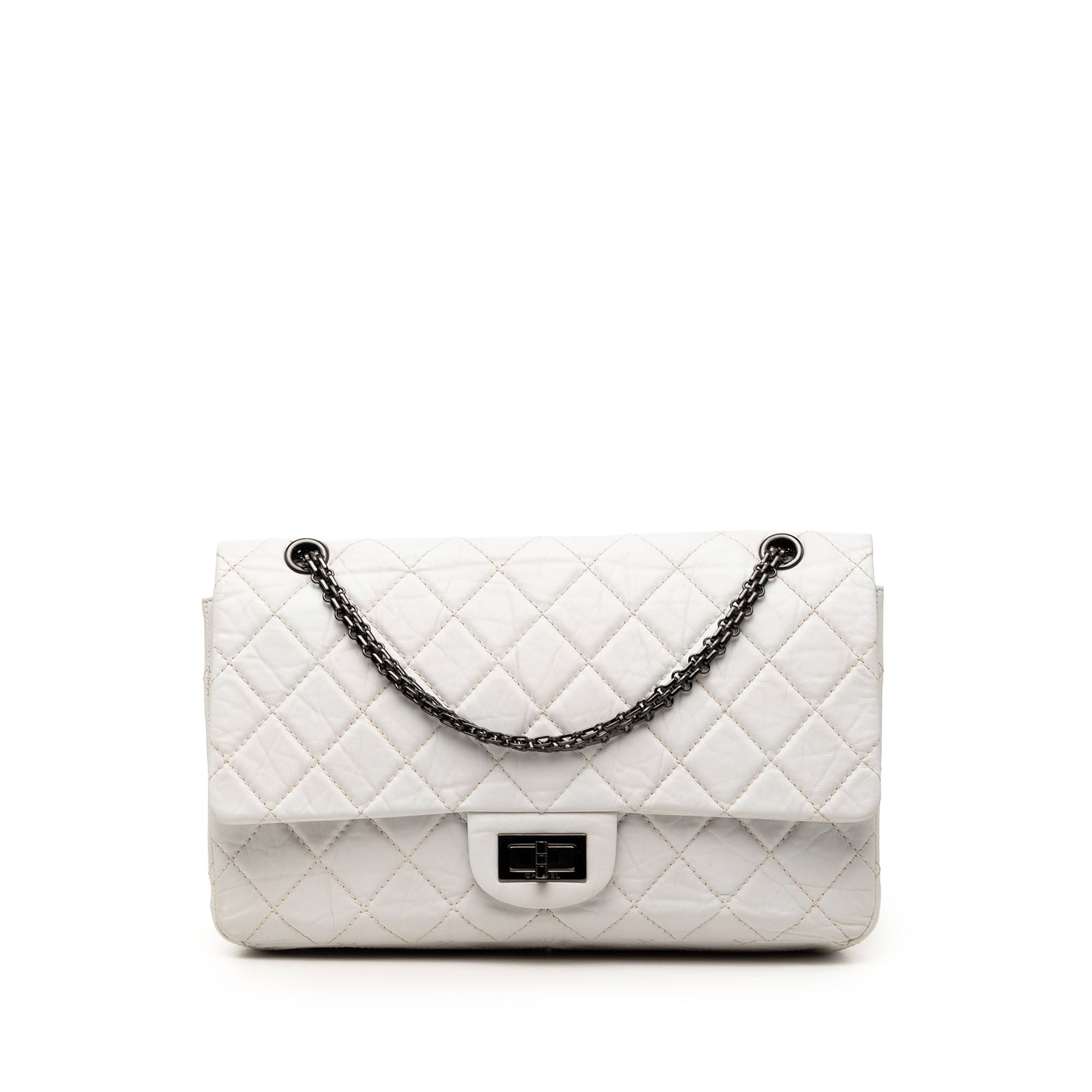 Chanel Quilted Aged Calfskin Reissue 2.55 Double Flap 227 - image 1