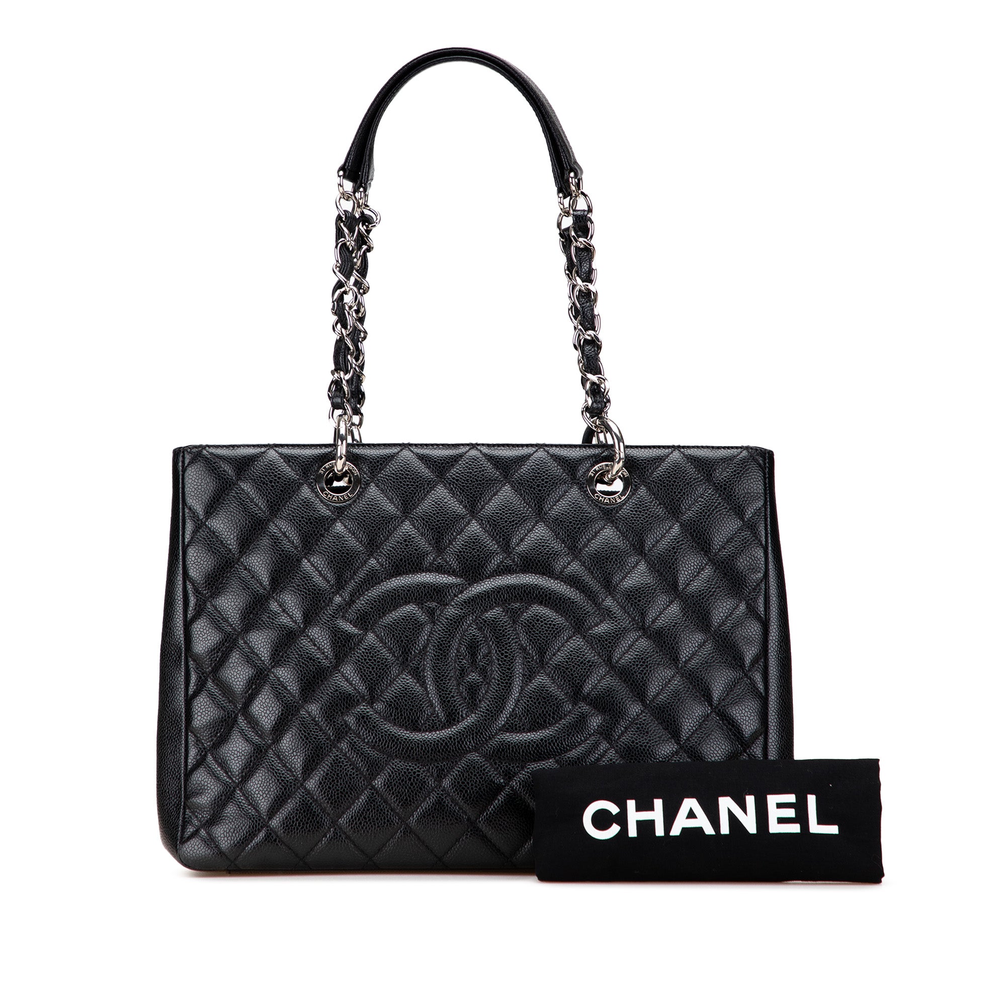 Chanel Caviar Grand Shopping Tote - image 11