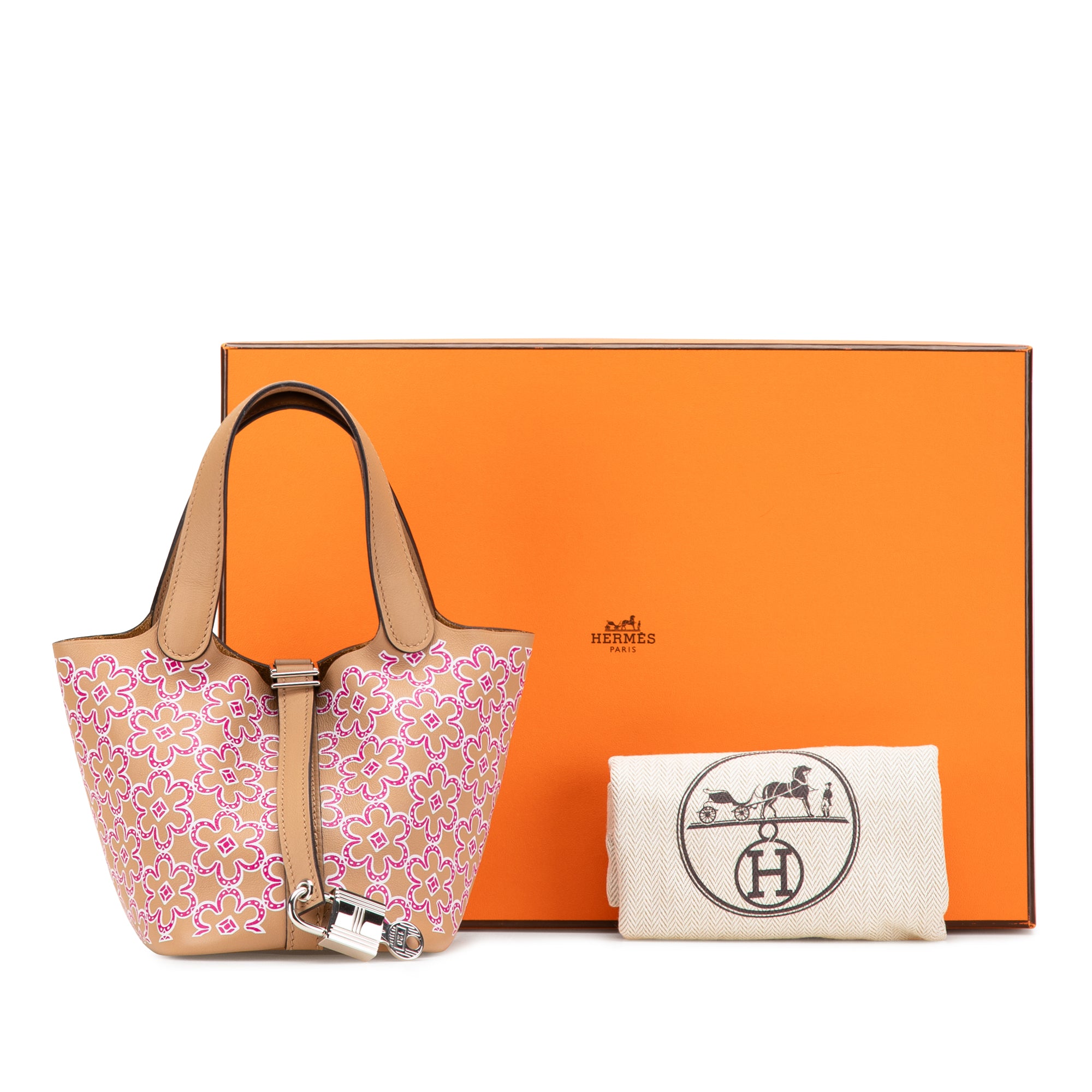 Hermès Micro Swift Lucky Daisy Picotin Lock 14 - image 12