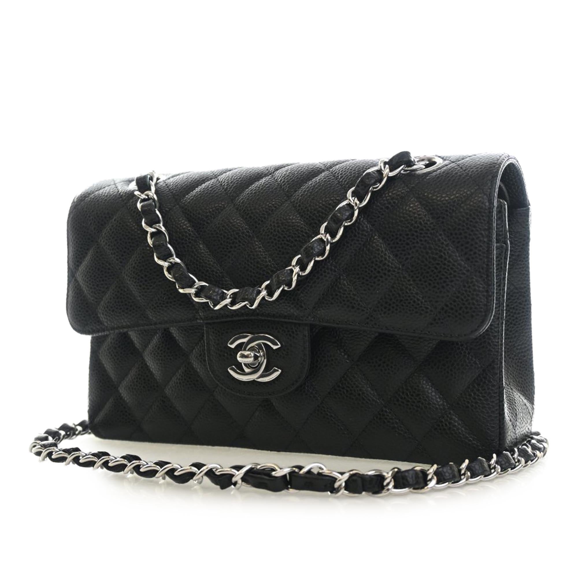 Chanel Small Classic Caviar Double Flap - image 3