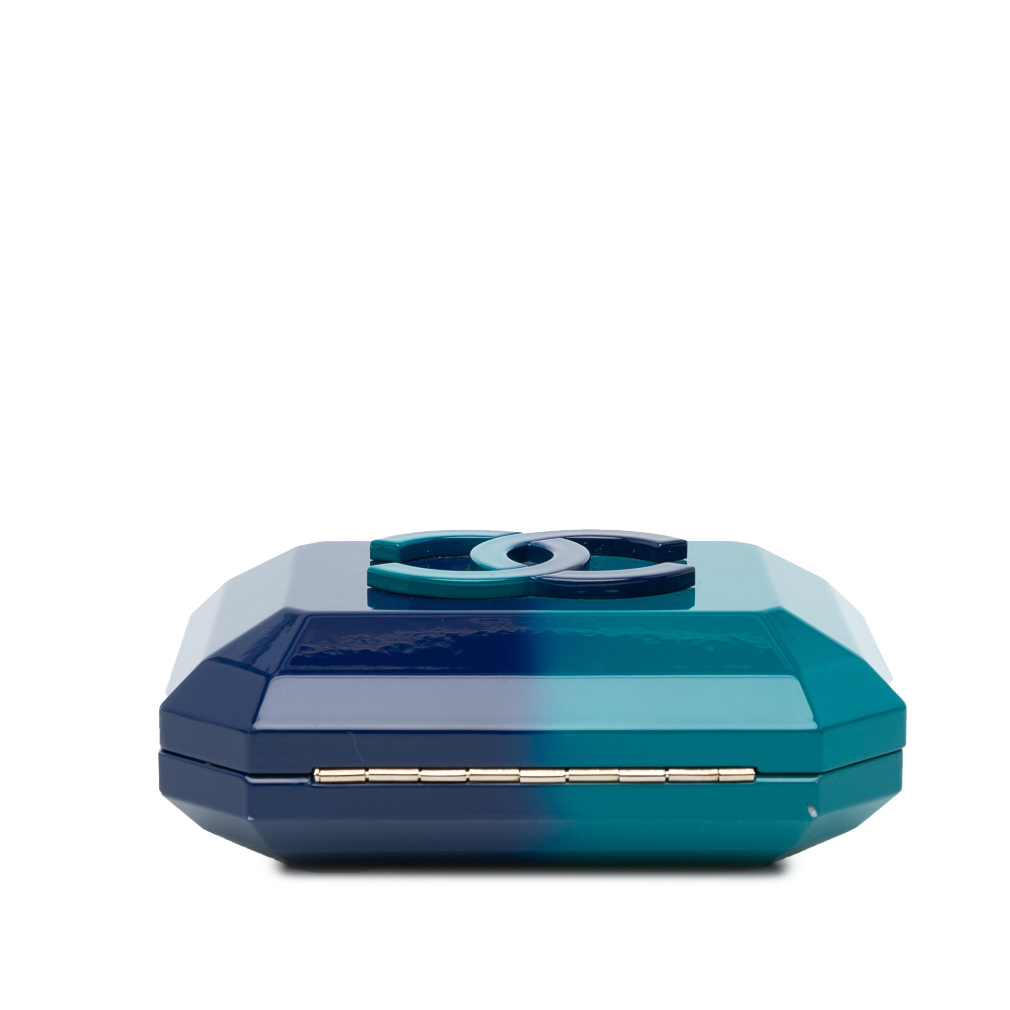 Chanel CC Ombre Acrylic Clutch on Chain - image 3