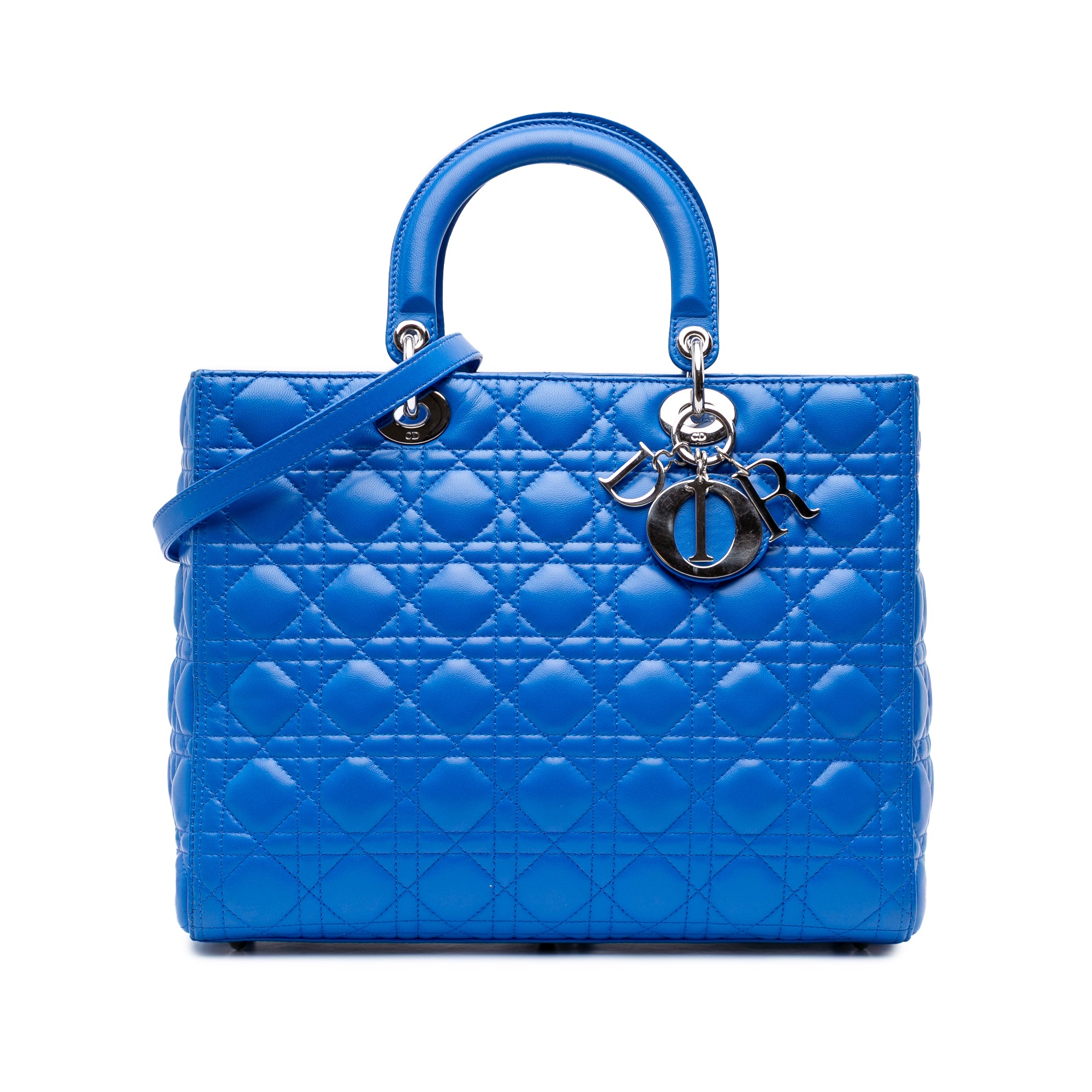 Dior Large Lambskin Cannage Lady Dior - image 1