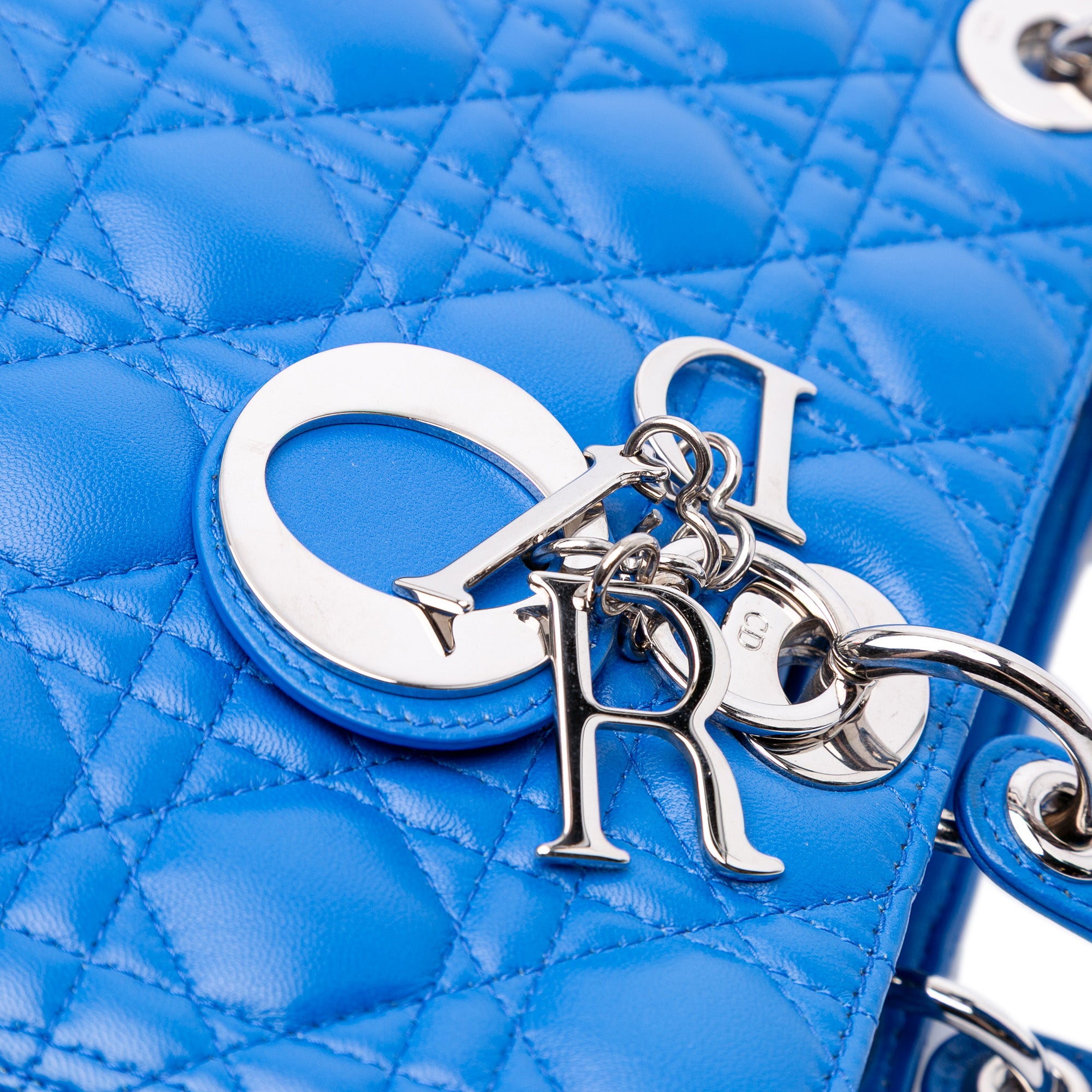 Dior Large Lambskin Cannage Lady Dior - image 7