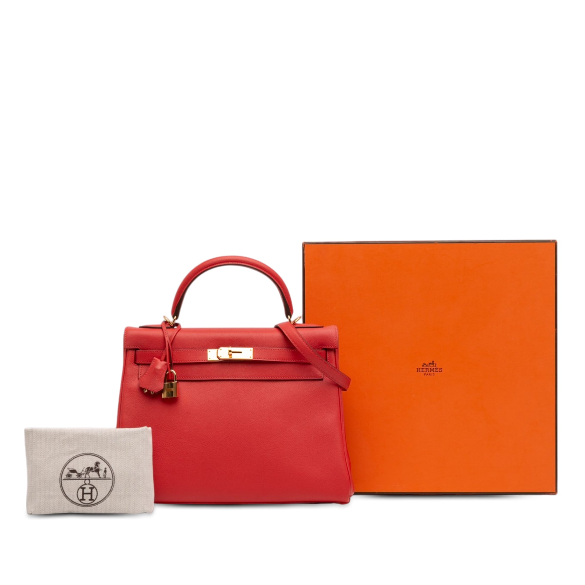 Hermès Evercolor Kelly II Retourne 32 - image 12