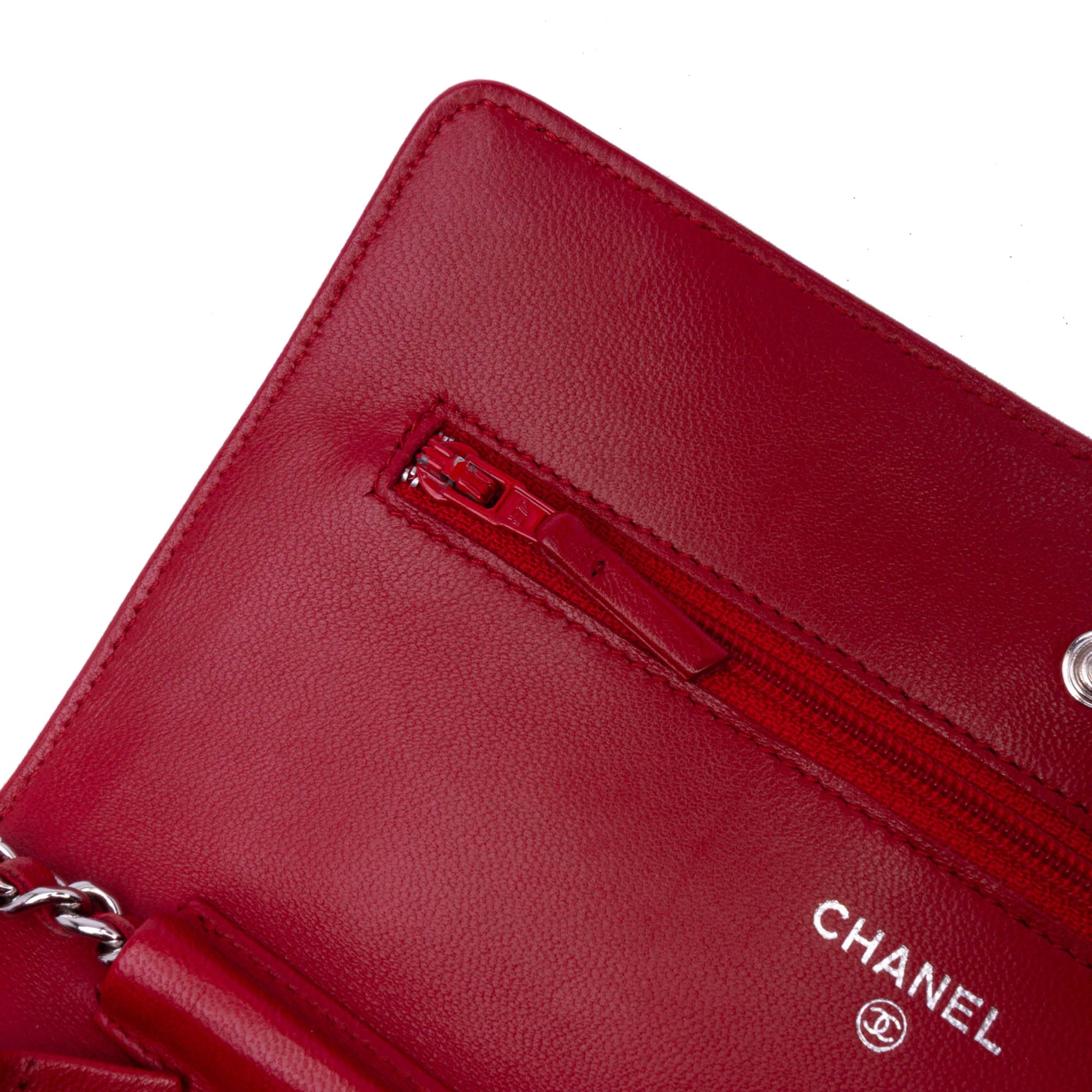 Chanel CC Quilted Lambskin Wallet on Chain - image 7