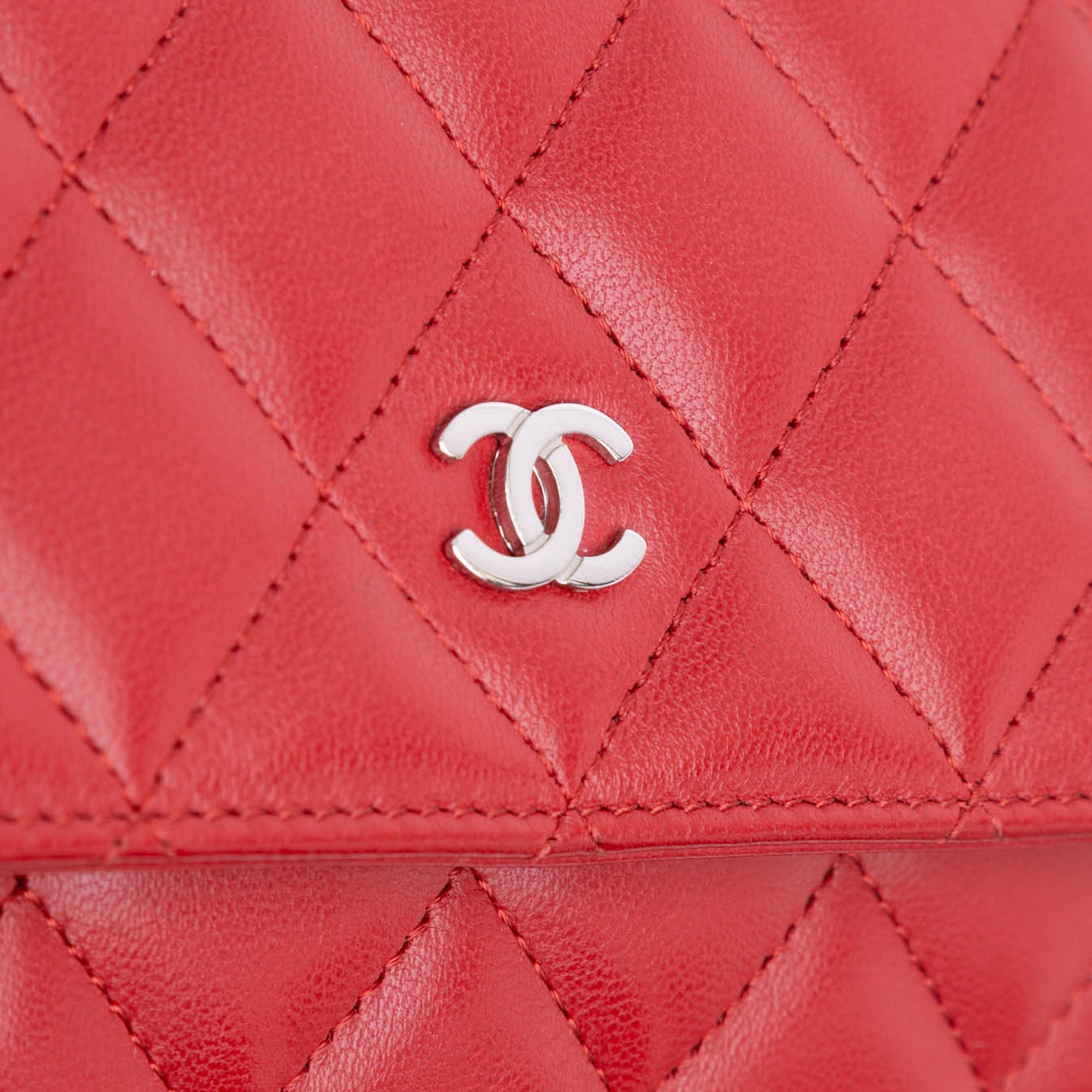 Chanel CC Quilted Lambskin Wallet on Chain - image 8
