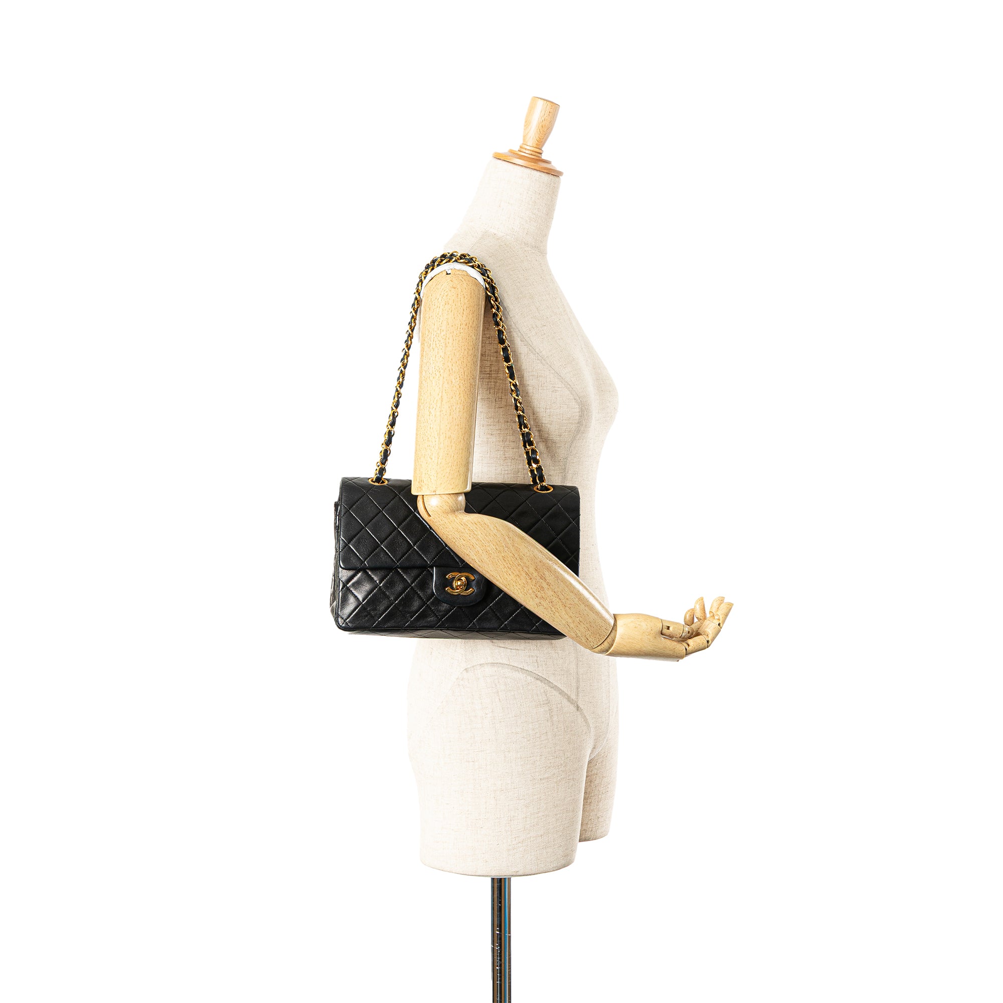 Chanel Medium Classic Lambskin Double Flap - image 13