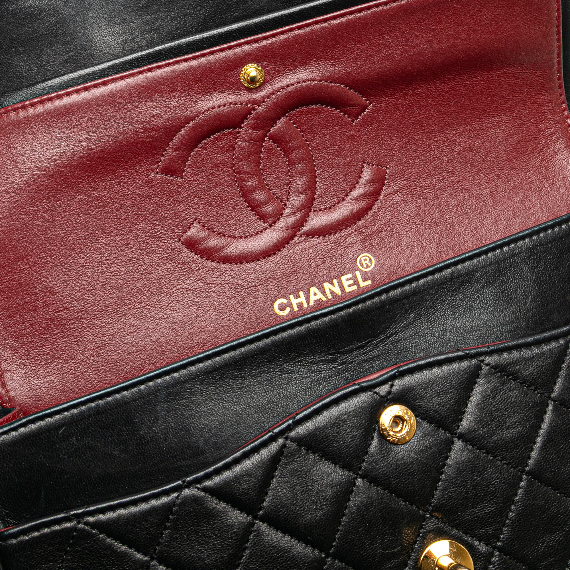Chanel Medium Classic Lambskin Double Flap - image 8