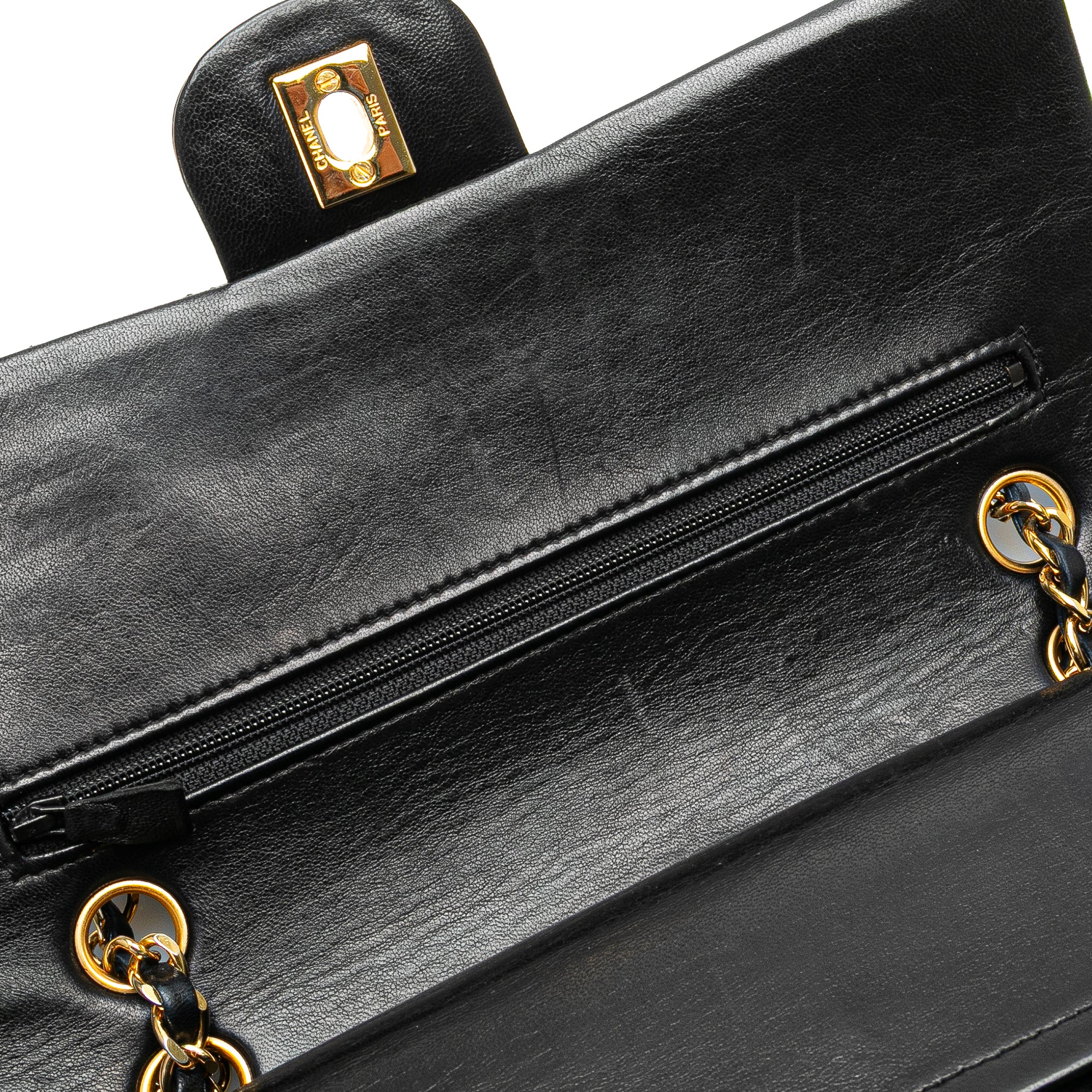 Chanel Medium Classic Lambskin Double Flap - image 9