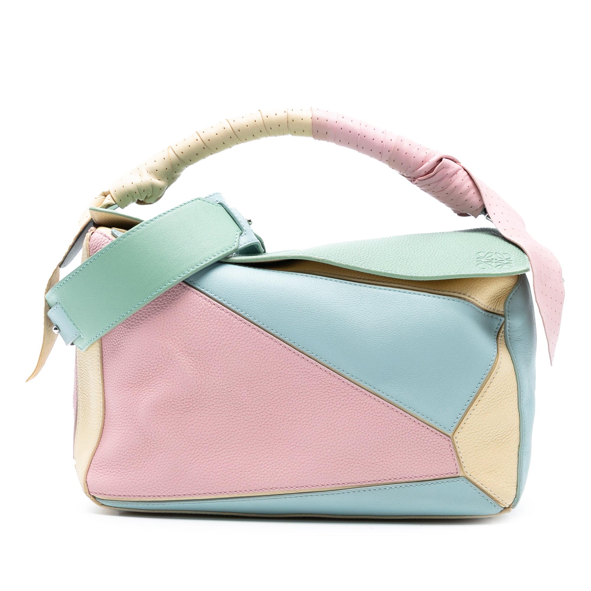 LOEWE Medium Multicolor Leather Puzzle Satchel - image 1