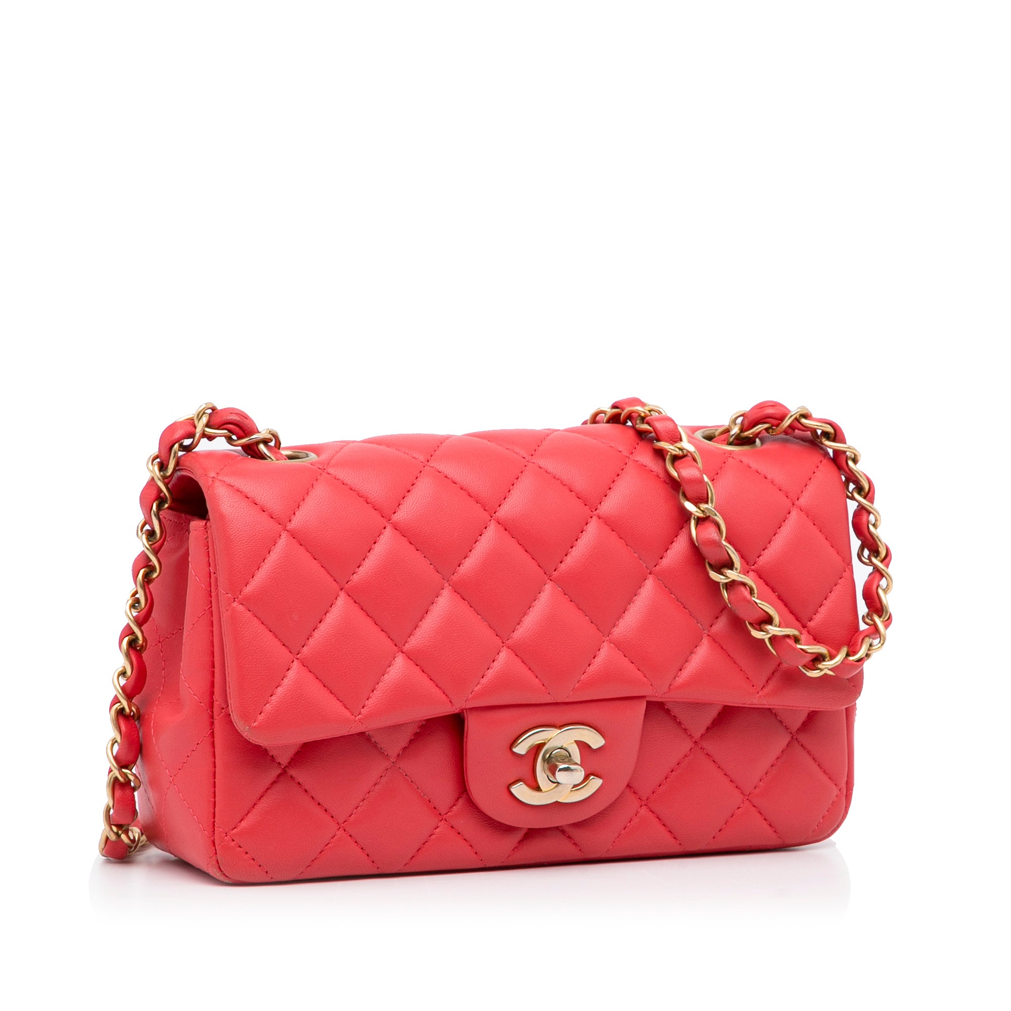 Chanel Mini Rectangular Classic Lambskin Single Flap - image 2