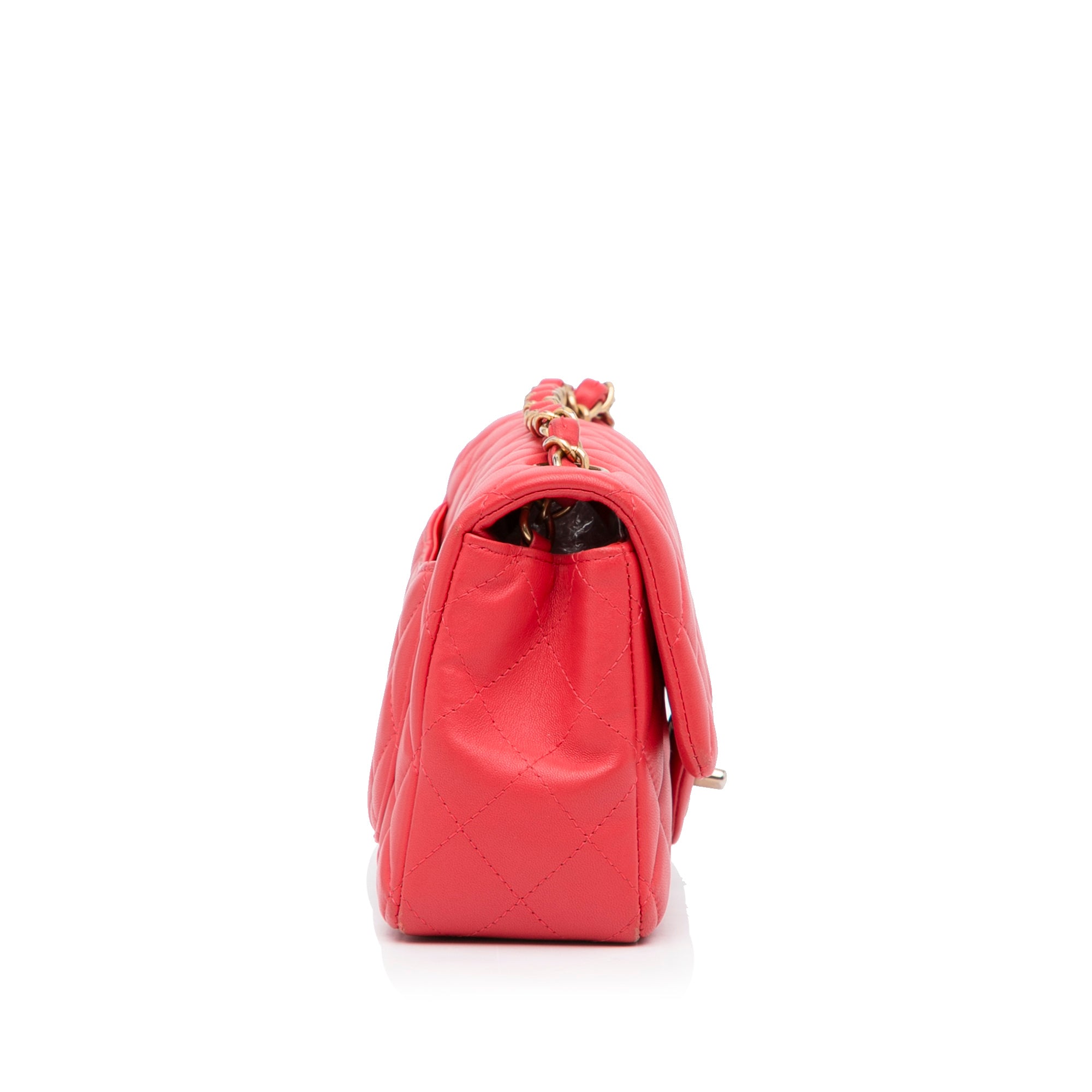 Chanel Mini Rectangular Classic Lambskin Single Flap - image 3