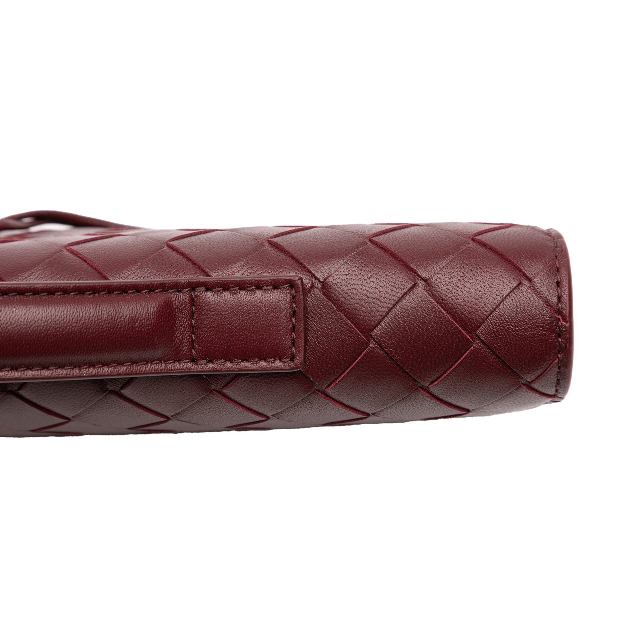 Bottega Veneta Lambskin Intrecciato Andiamo Clutch - image 11