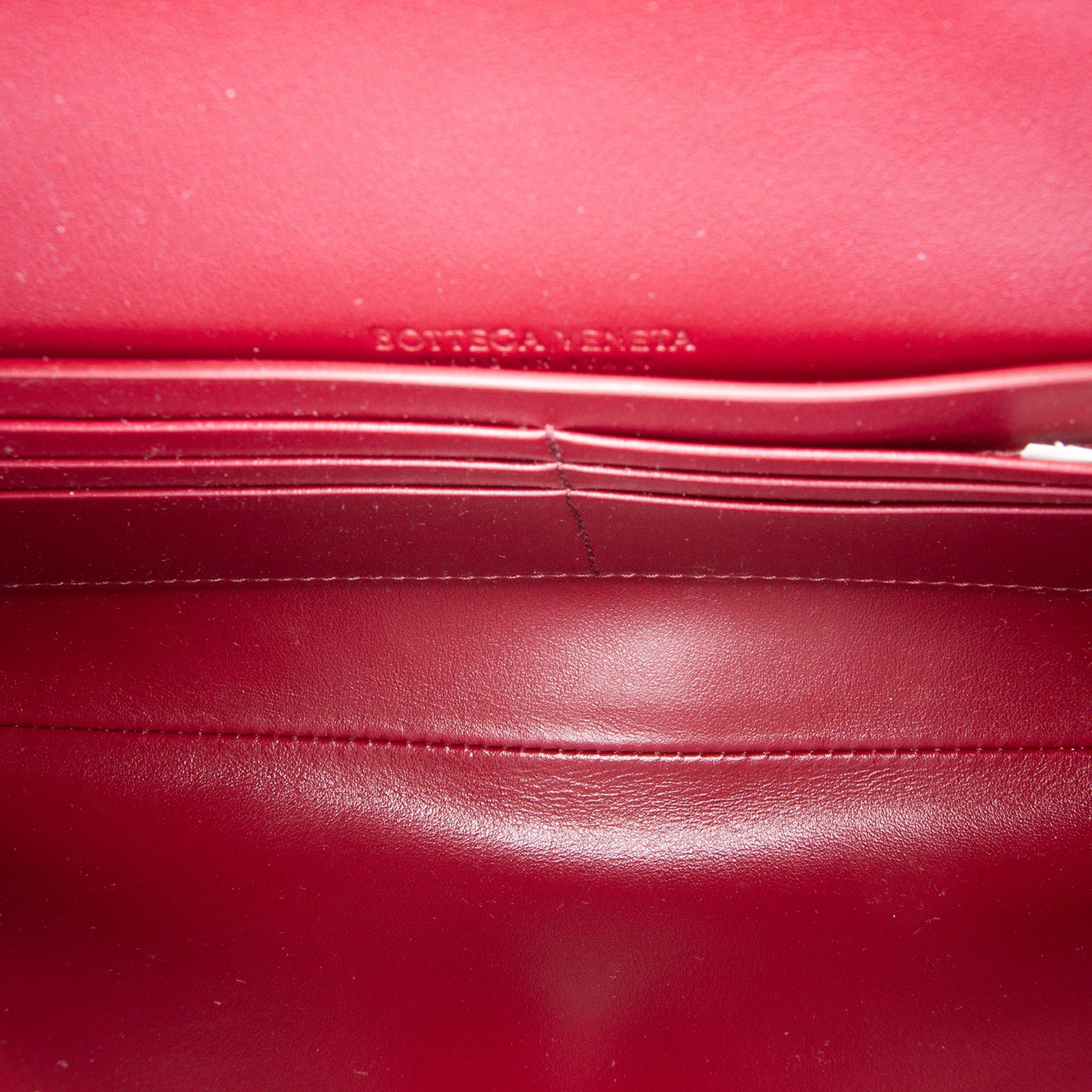 Bottega Veneta Lambskin Intrecciato Andiamo Clutch - image 4