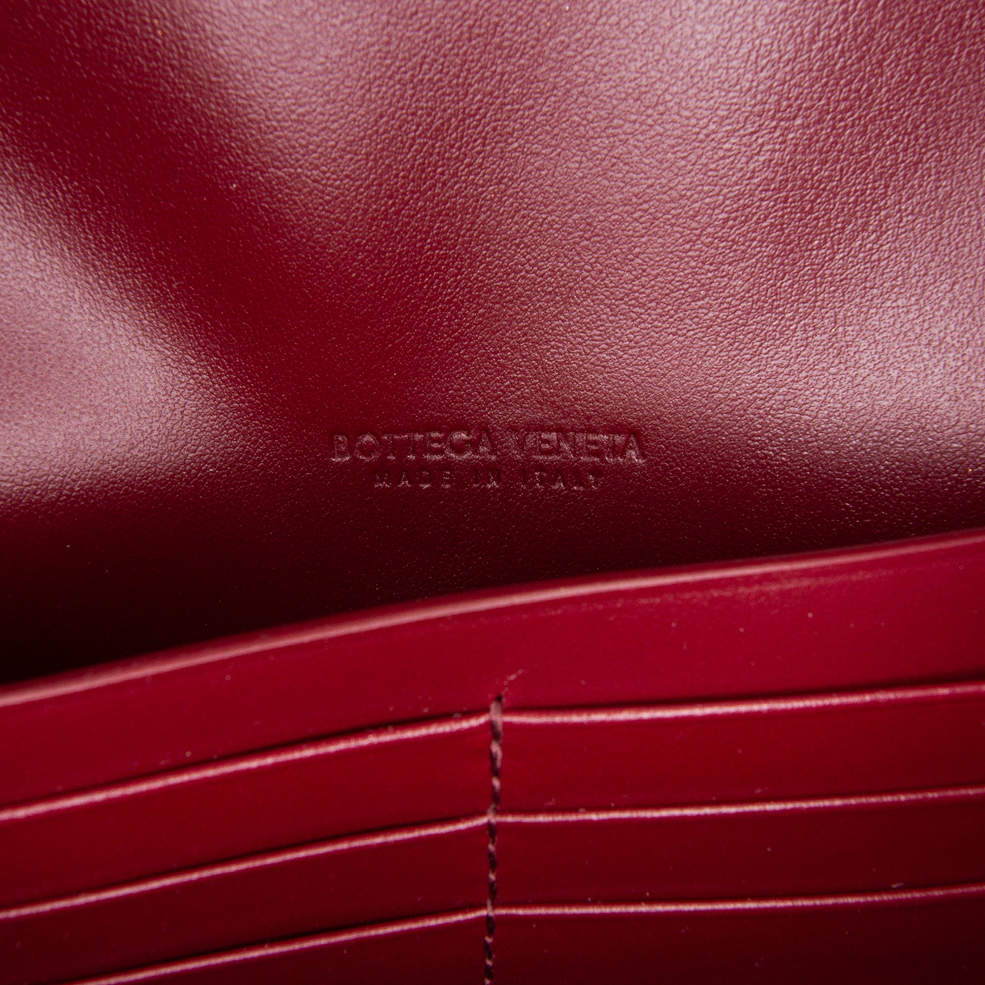Bottega Veneta Lambskin Intrecciato Andiamo Clutch - image 5