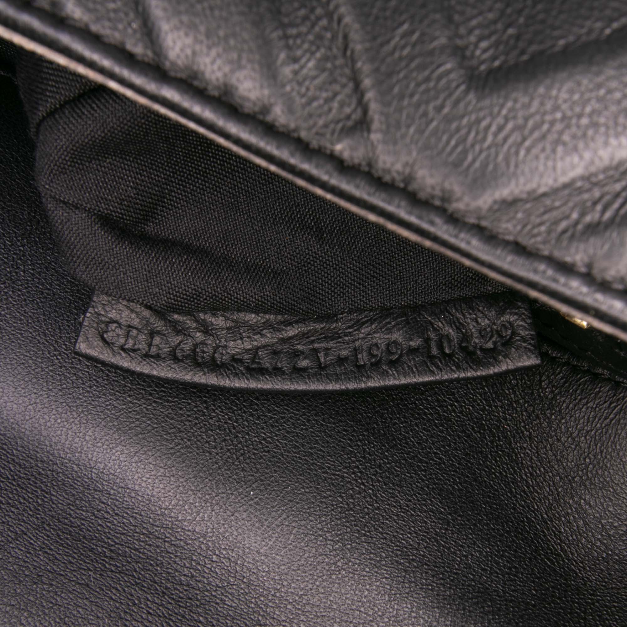 Fendi Zucca Embossed Leather Baguette Satchel - image 6