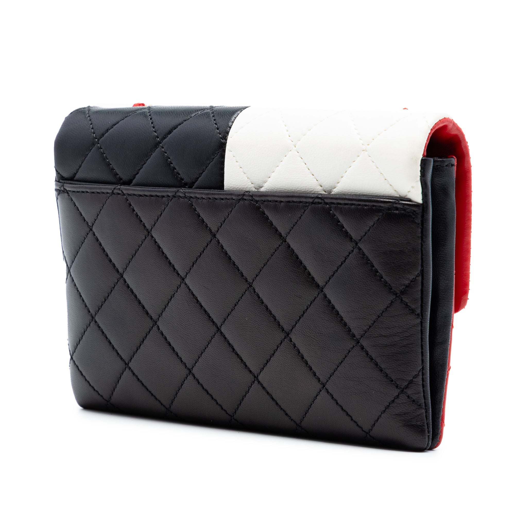 Chanel Quilted Lambskin Colorblock Pagoda Flap - image 2