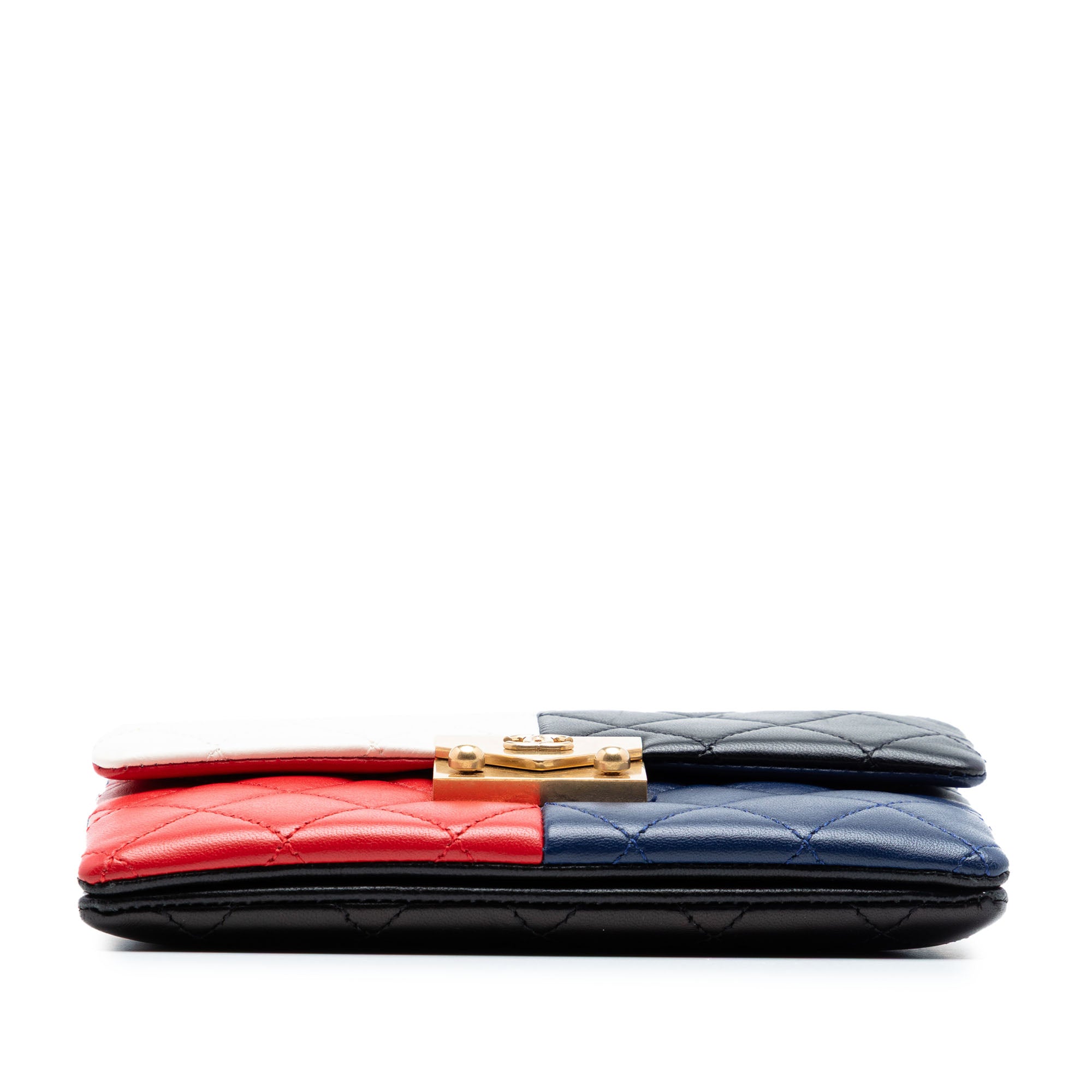 Chanel Quilted Lambskin Colorblock Pagoda Flap - image 3