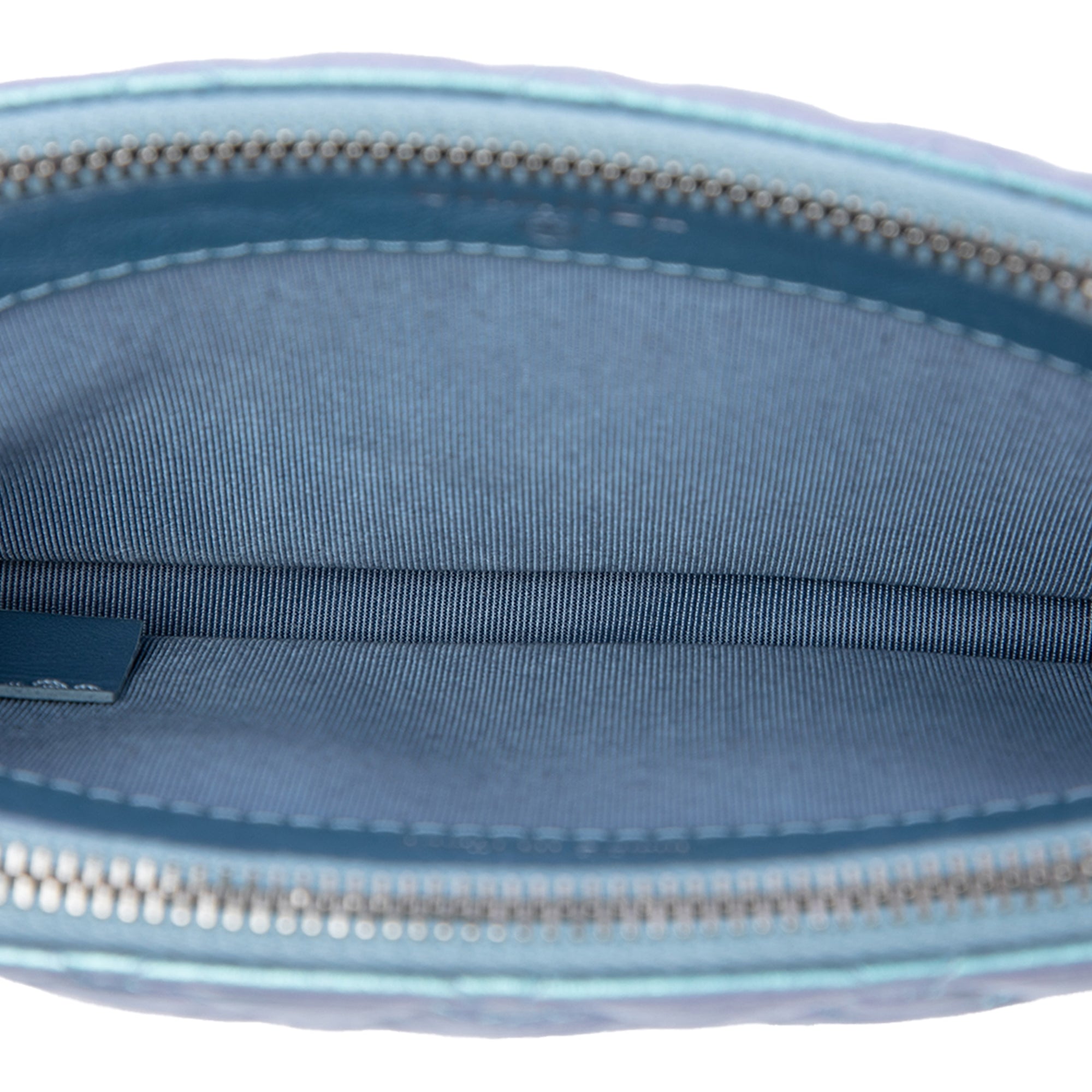Chanel Iridescent Aged Calfskin Gabrielle Double Zip Clutch with Chain - image 4
